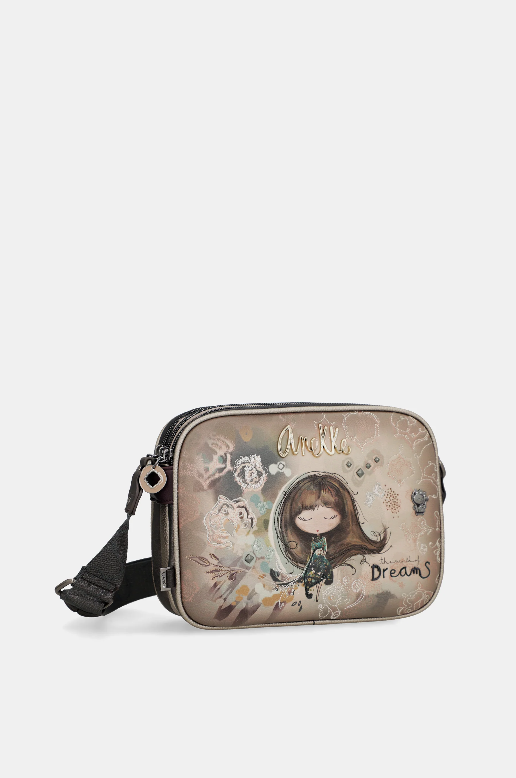 Real 3-compartment crossbody bag - Image 7
