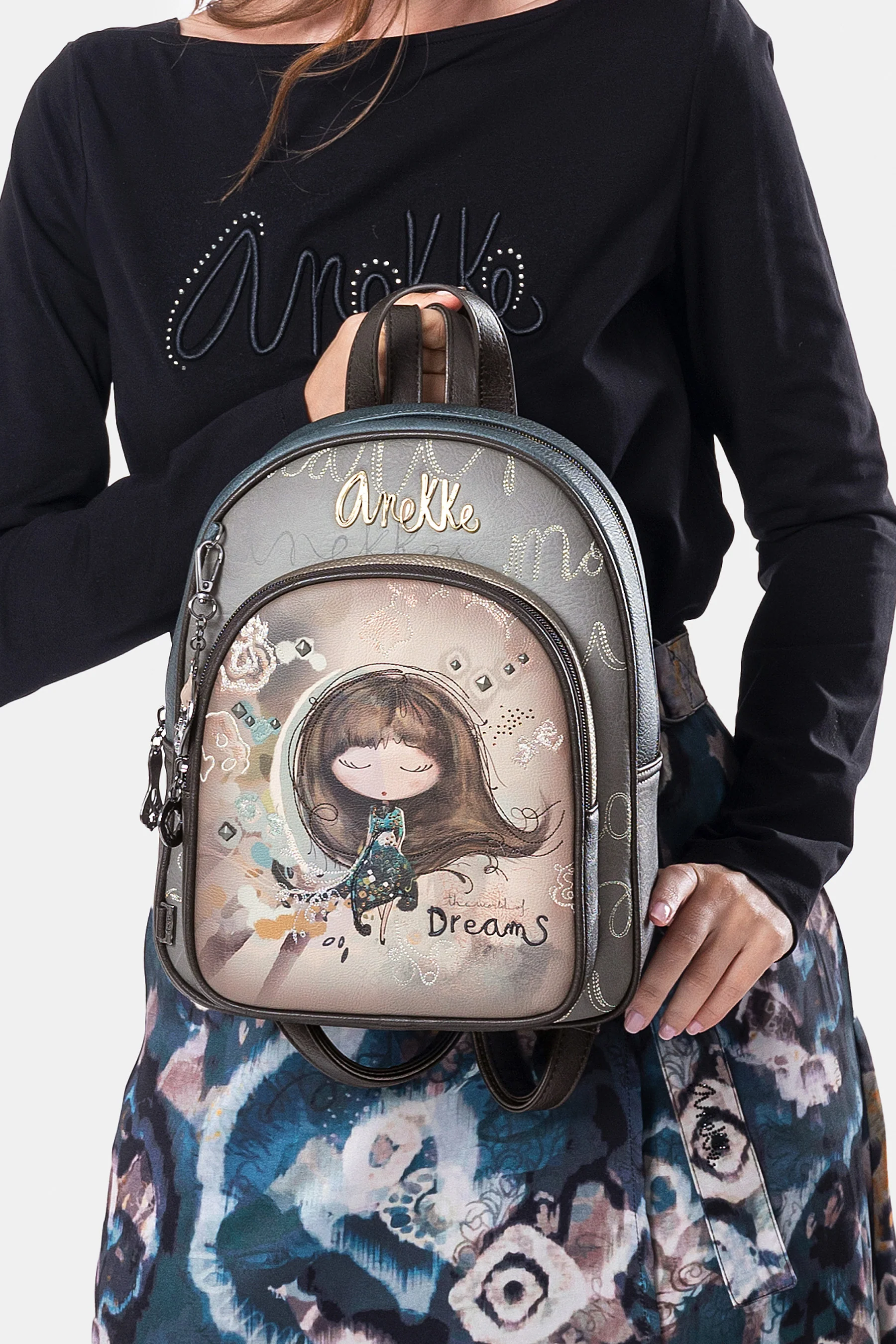 Real backpack with front pocket - Image 2