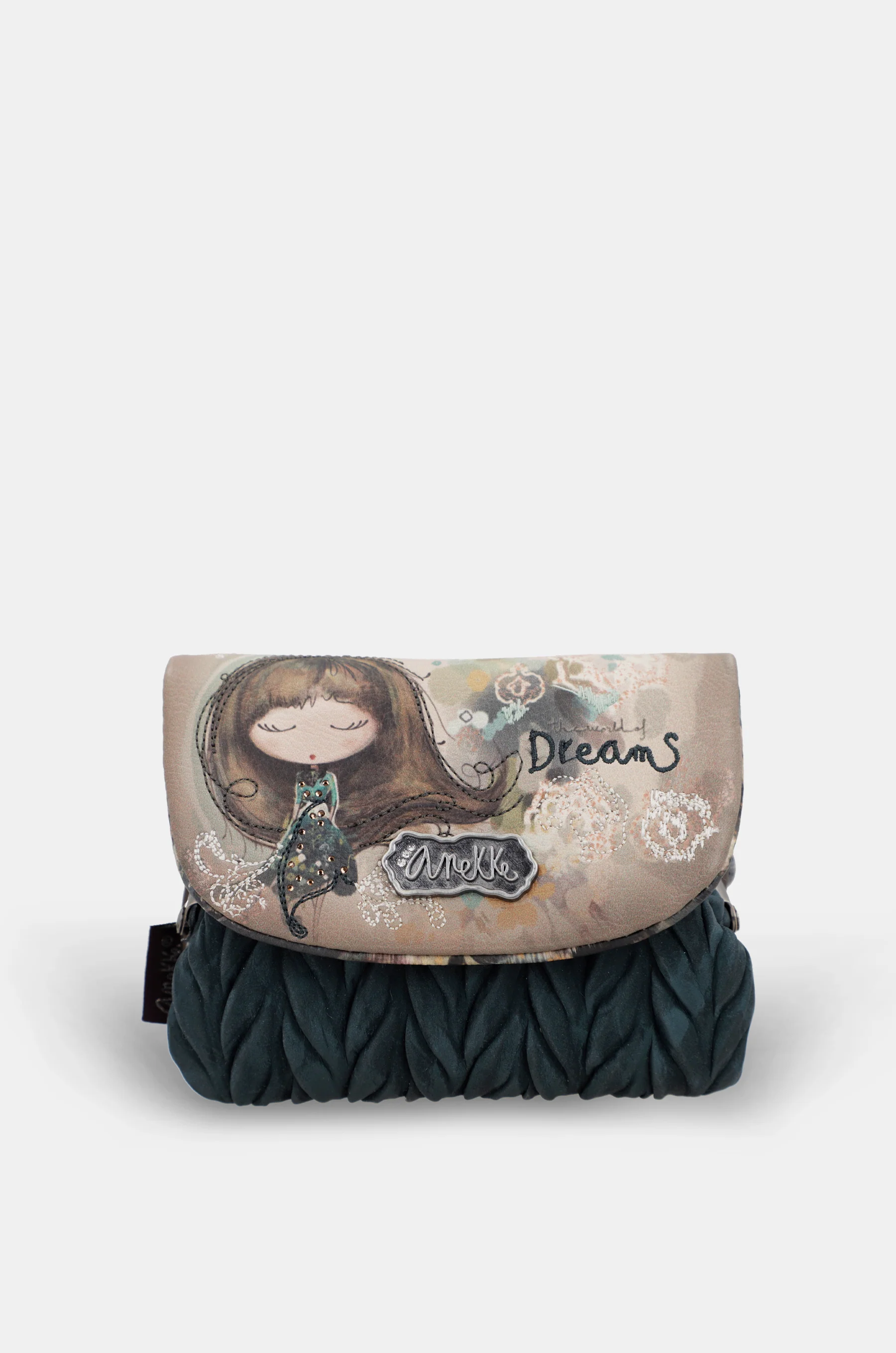 Real coin purse with flap