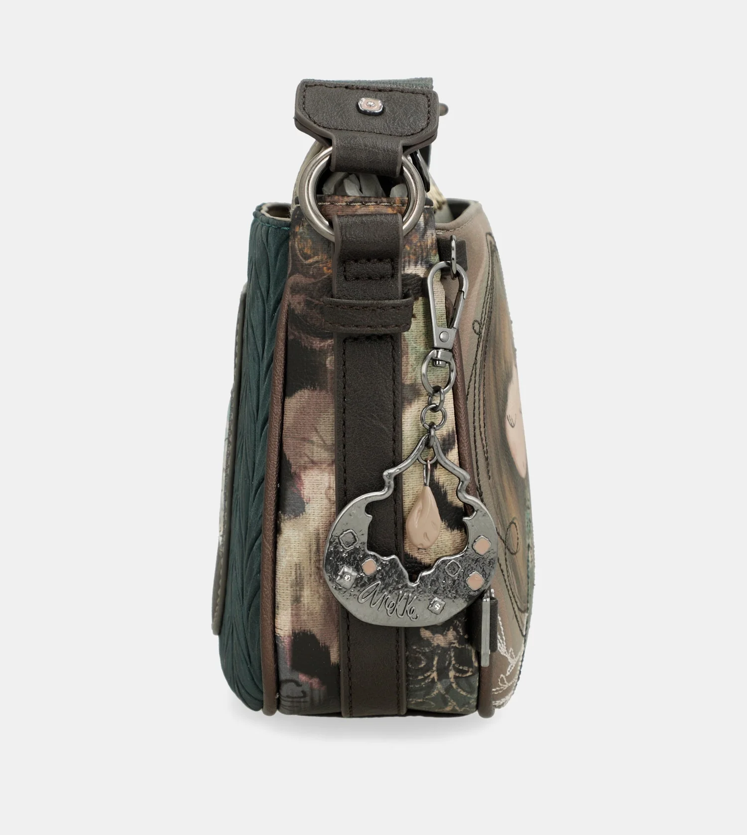 Real 3-compartment medium crossbody bag - Image 5