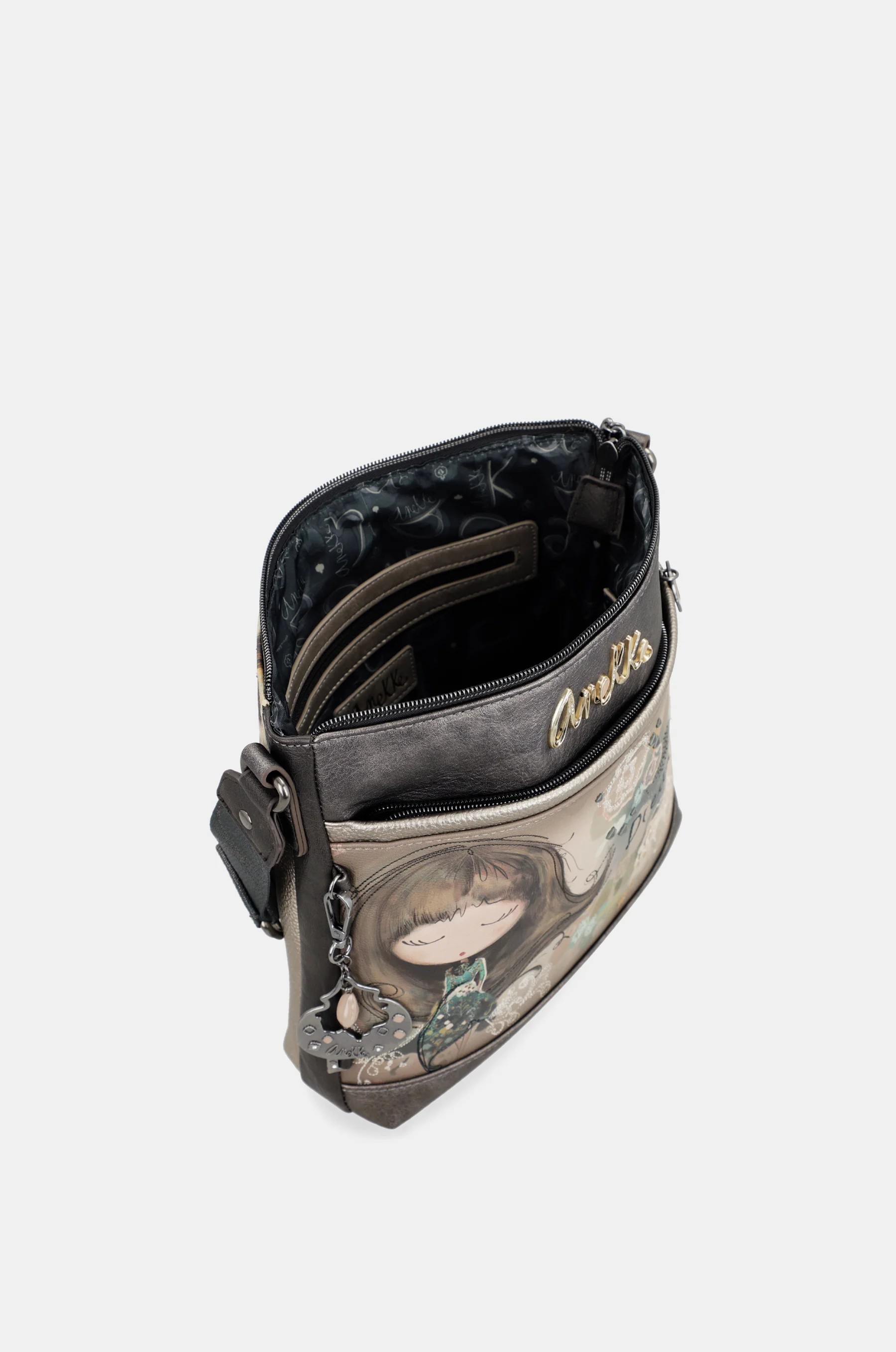 Real crossbody bag with front pocket - Image 5