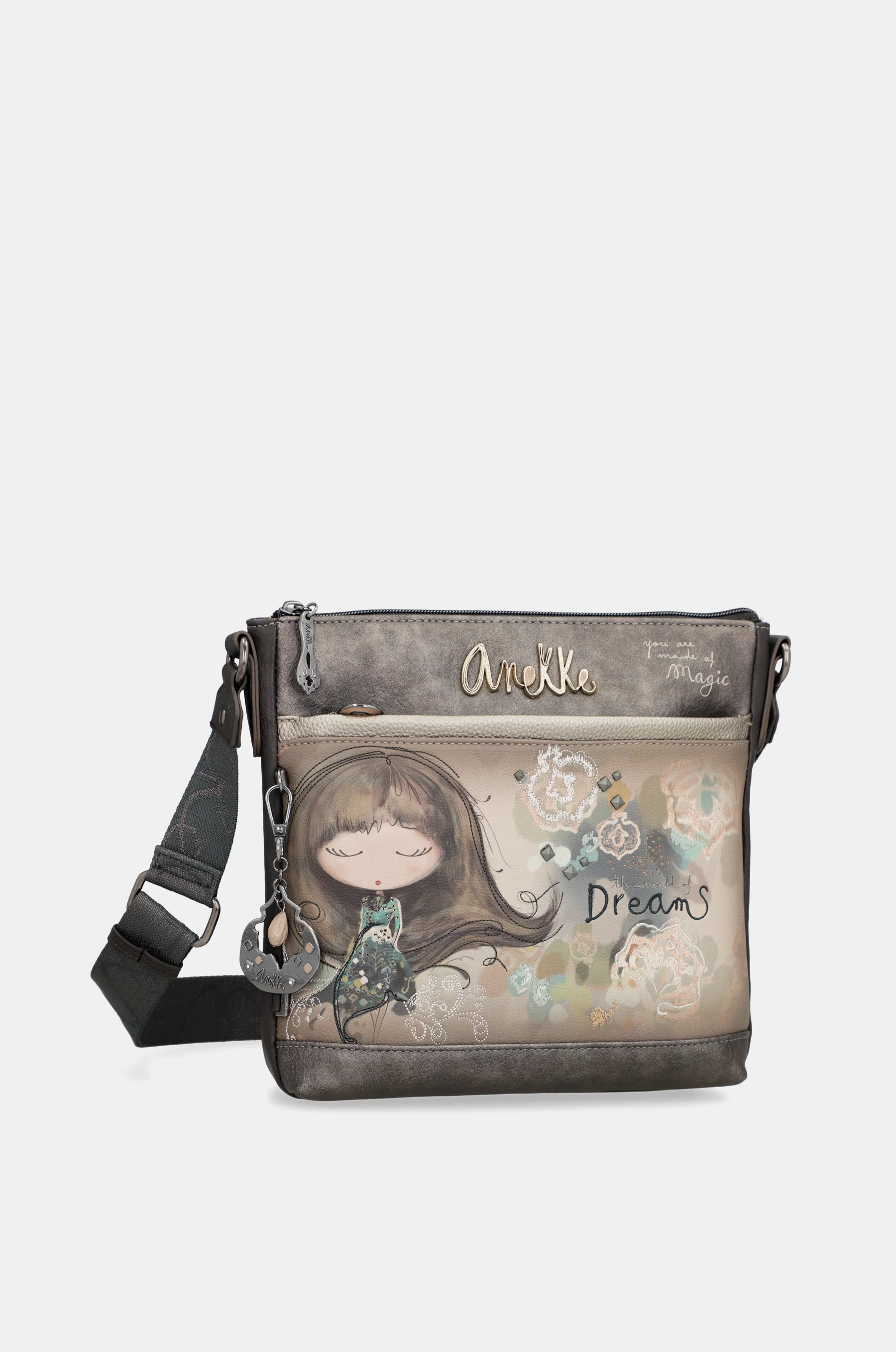 Real crossbody bag with front pocket - Image 7