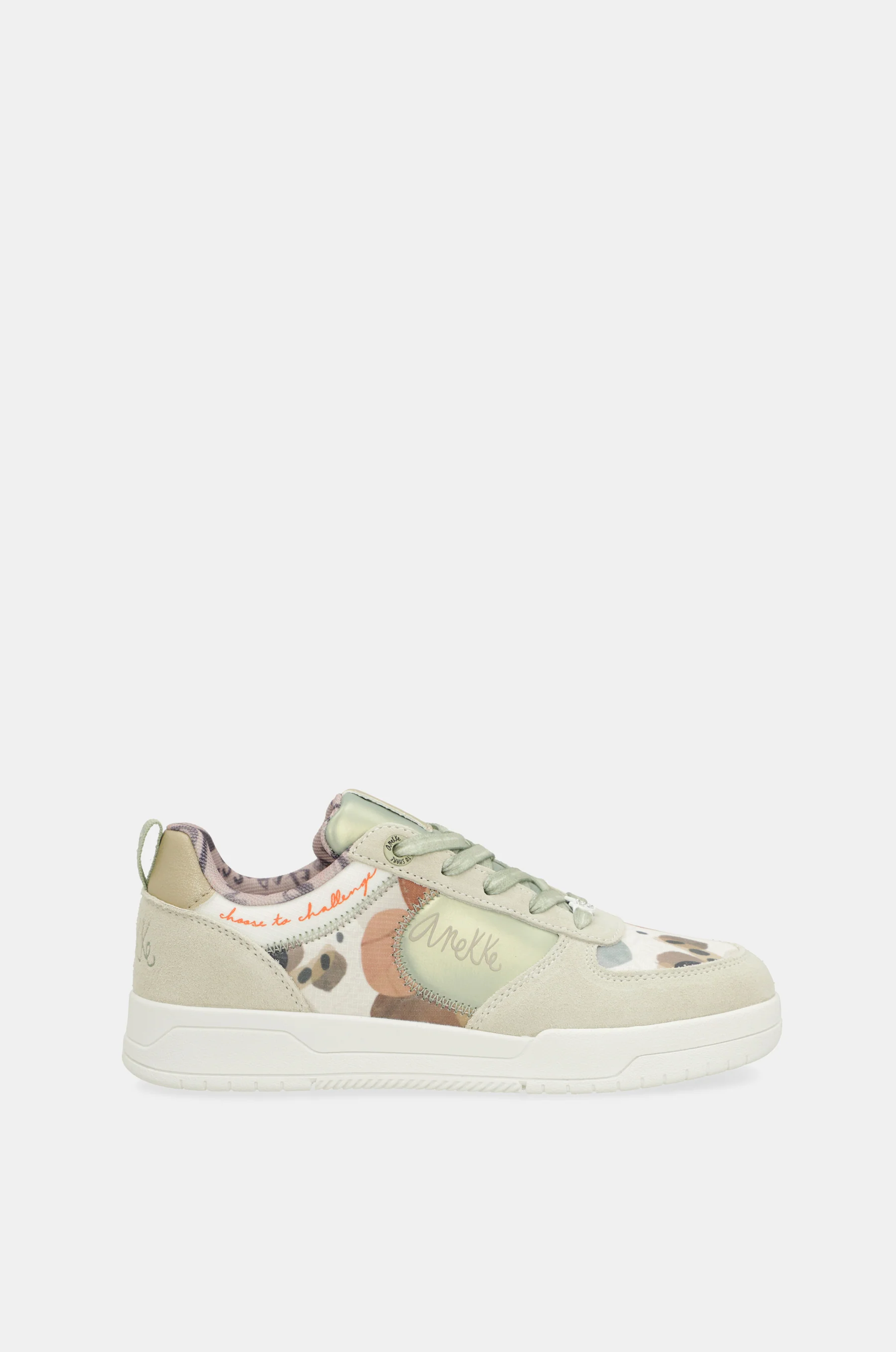 Retro green sneakers