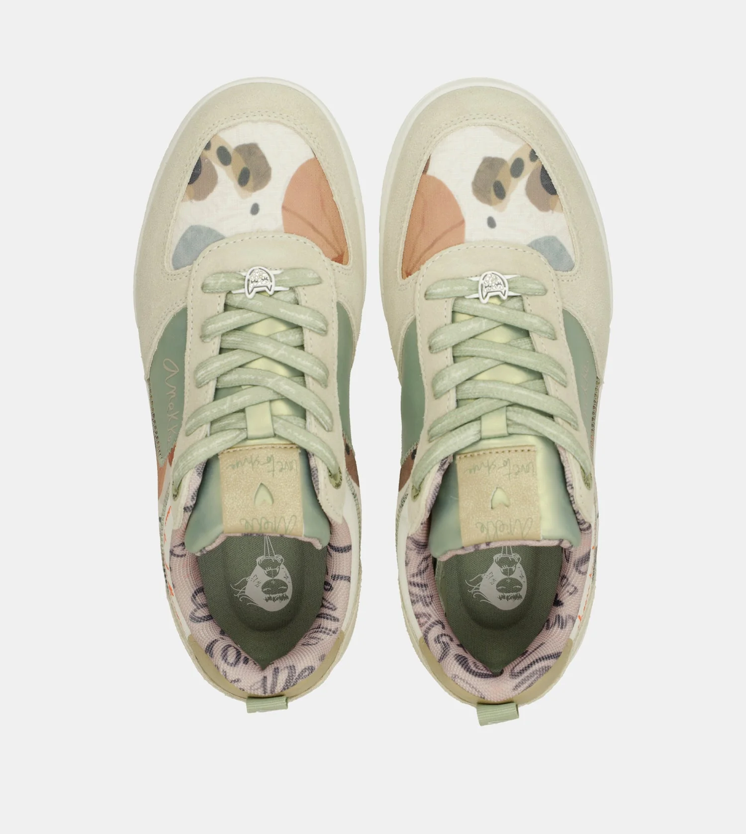 Retro green sneakers - Image 4