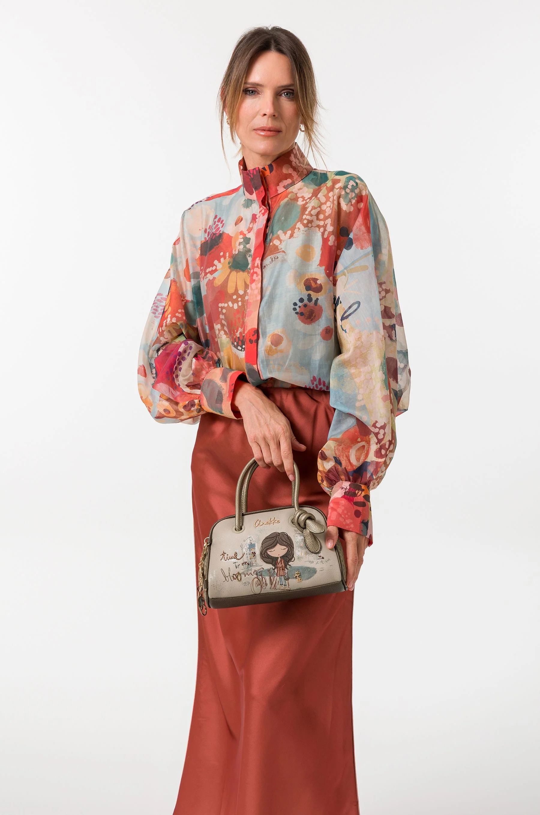 Small short-handle bag Tulip - Image 2