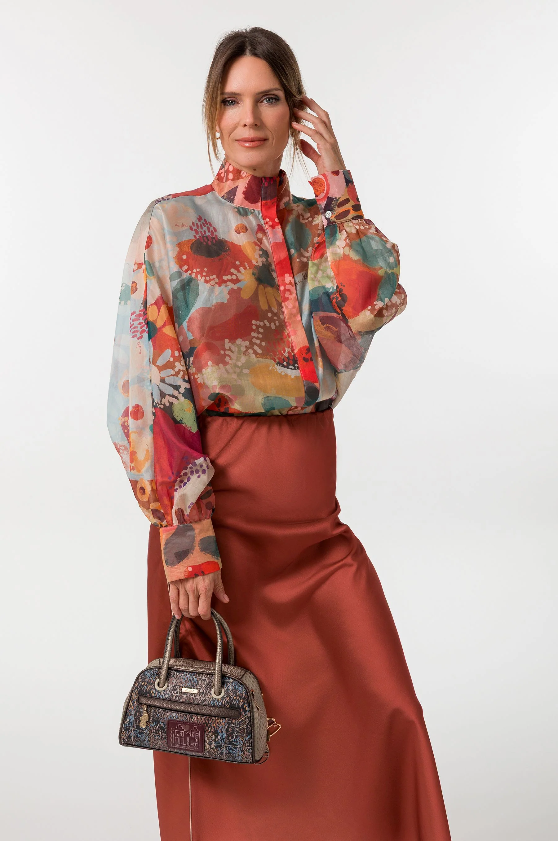 Small short-handle bag Tulip - Image 3