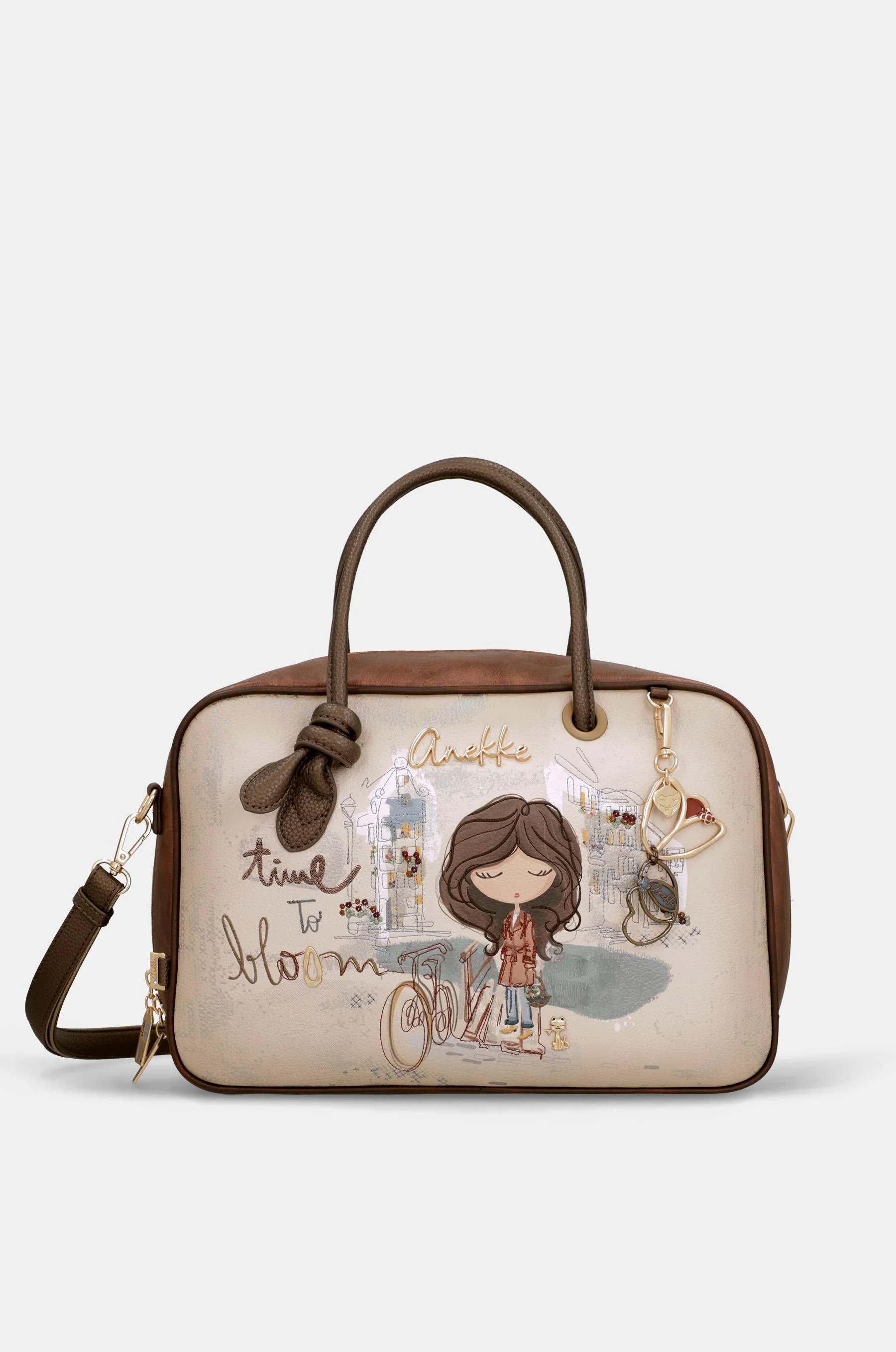 Square short-handle bag Tulip - Image 4