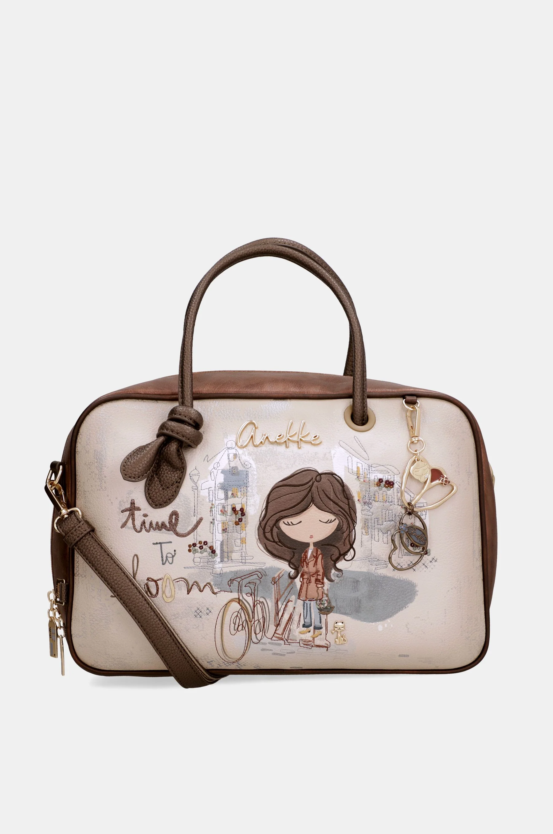 Square short-handle bag Tulip - Image 6