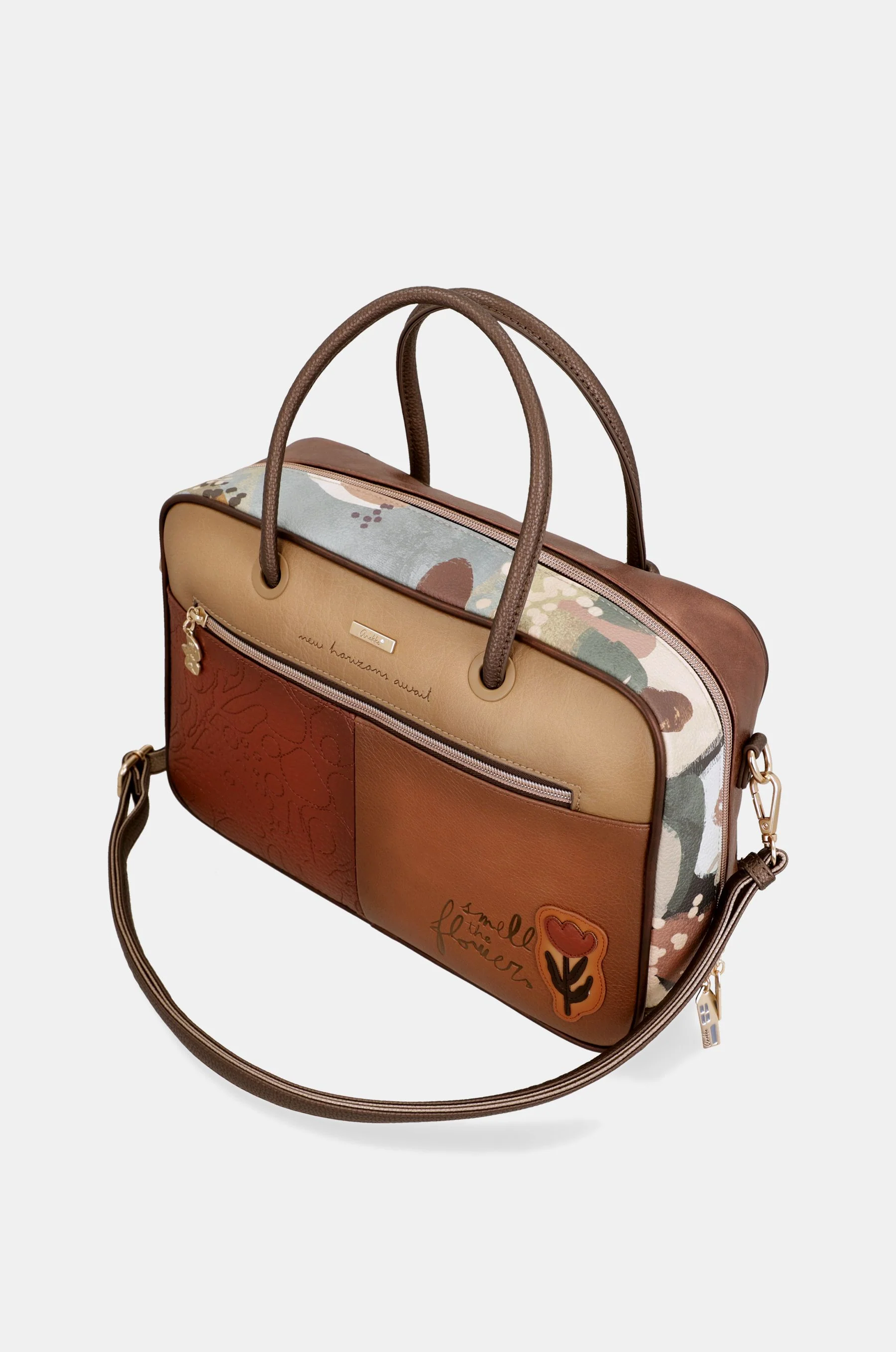 Square short-handle bag Tulip - Image 9