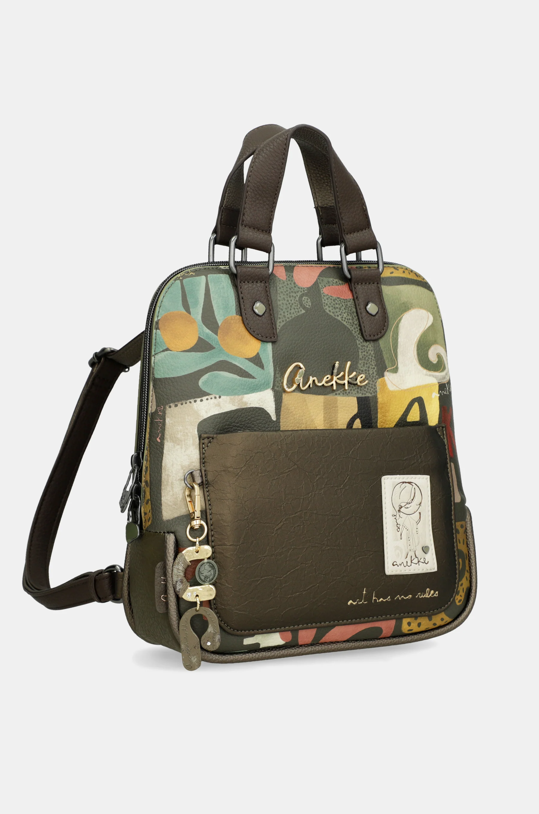 Short-handle printed backpack Amphora - Image 8