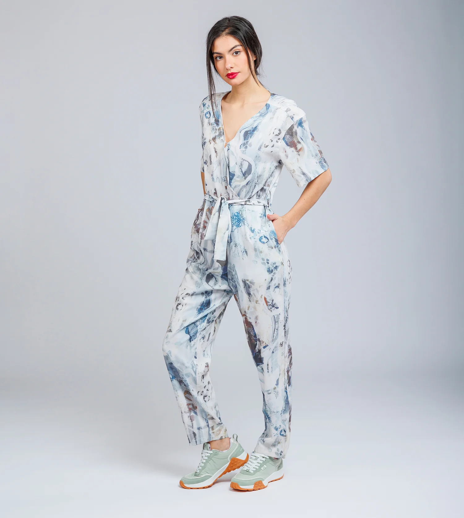 Short-sleeve jumpsuit Memories - Image 4