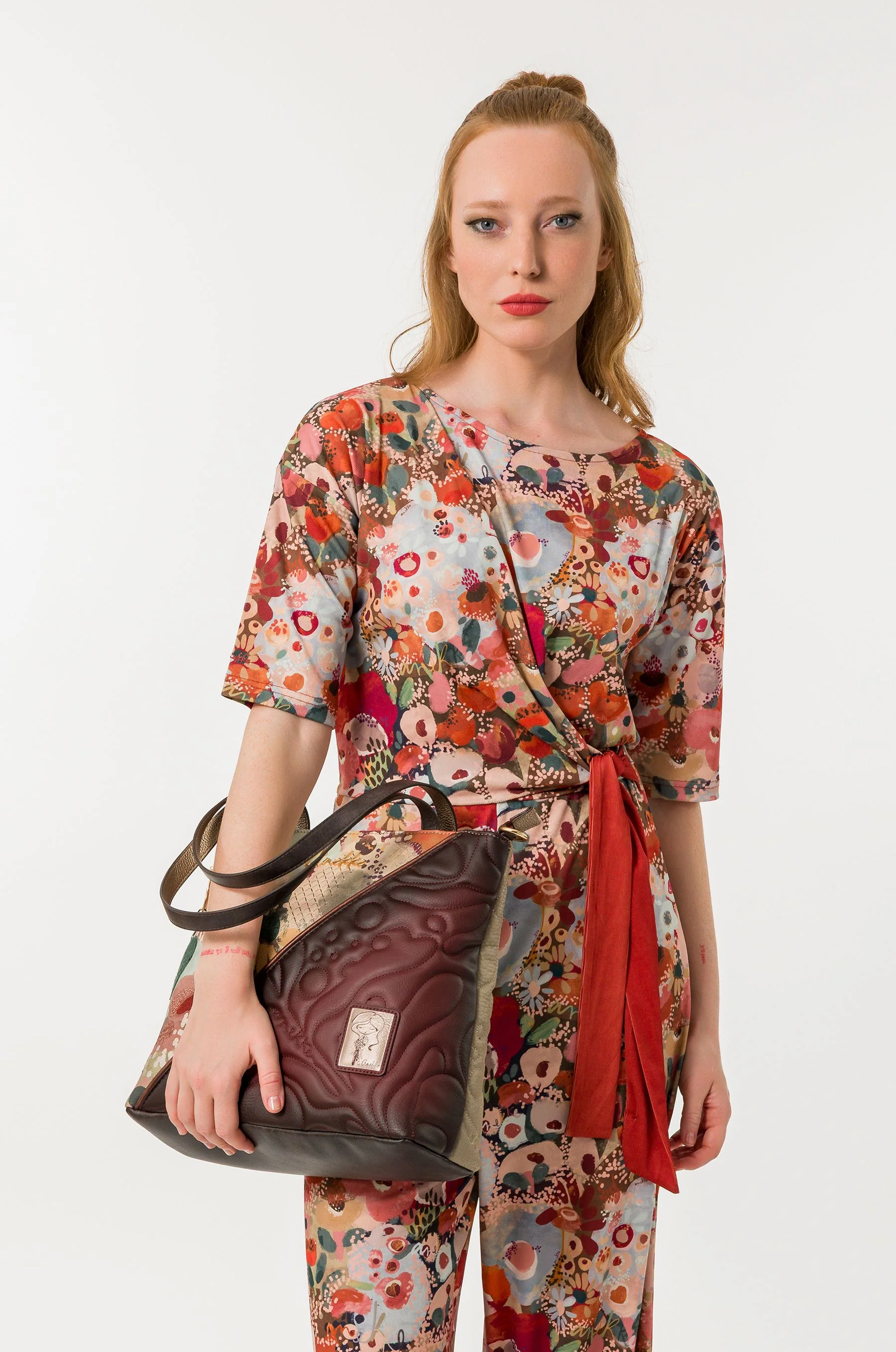 Square shoulder bag Blossom - Image 9