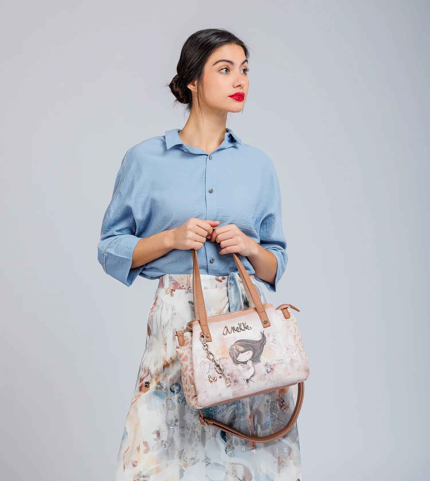 Shoulder bag with crossbody strap Memories - Image 2