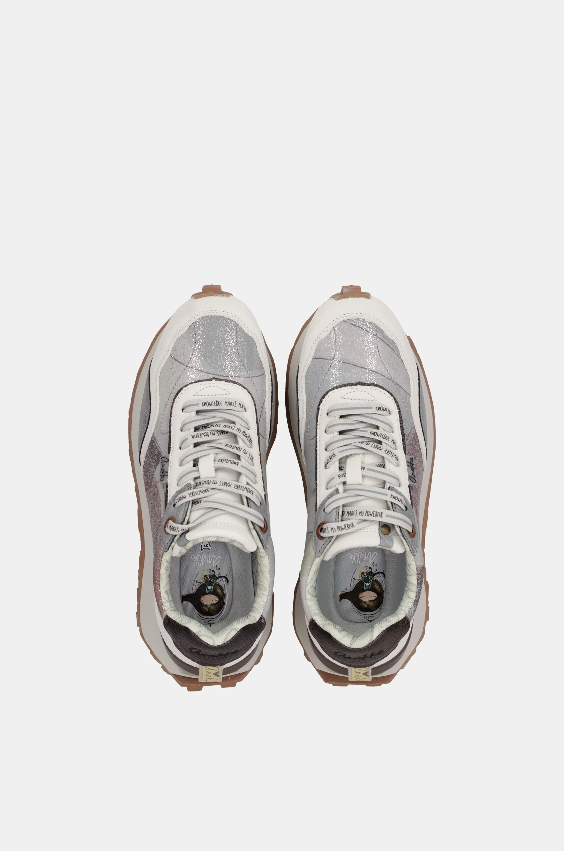 Silver sneakers - Image 9