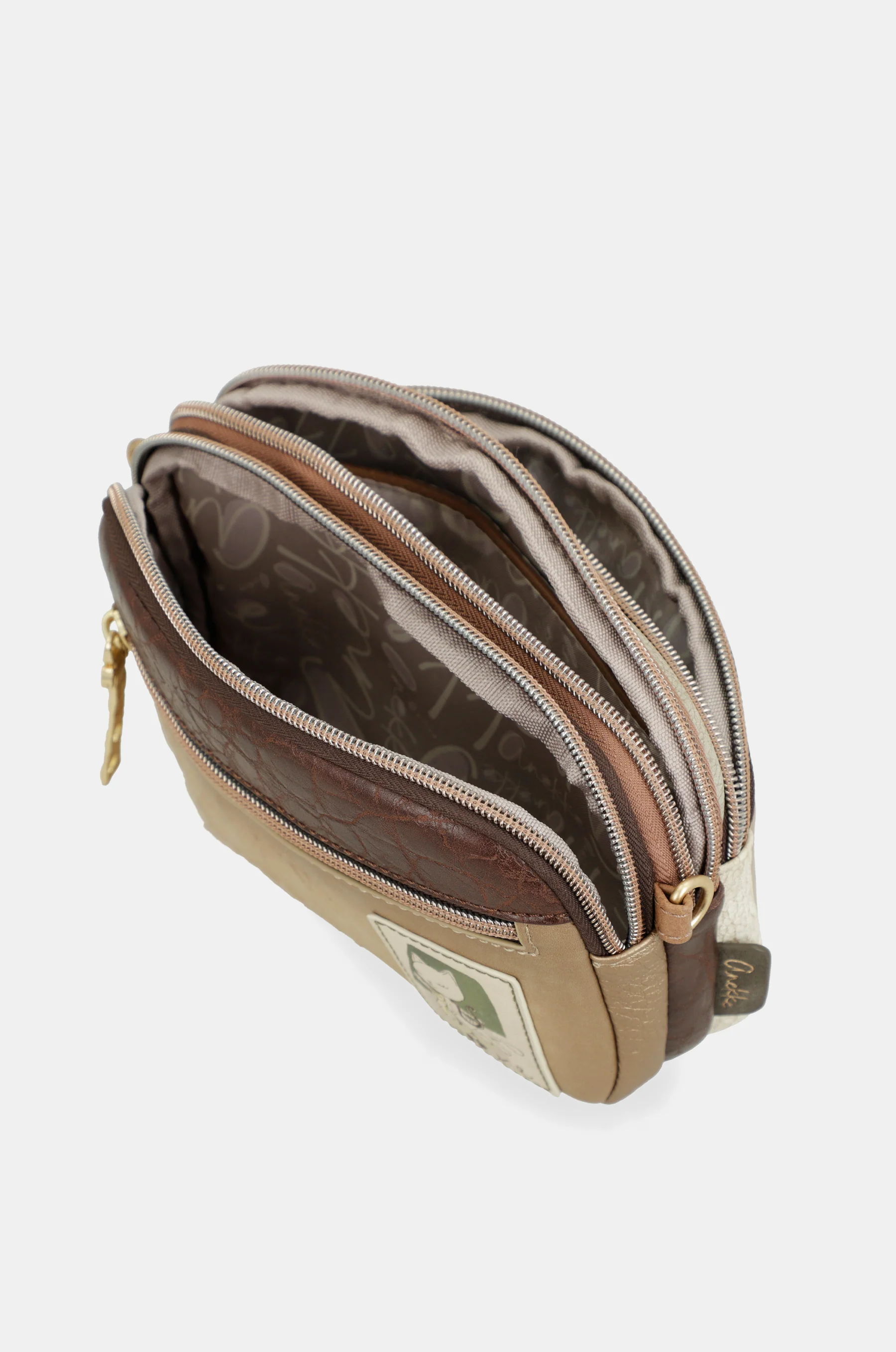 Small triple-compartment crossbody bag Muse - Image 9
