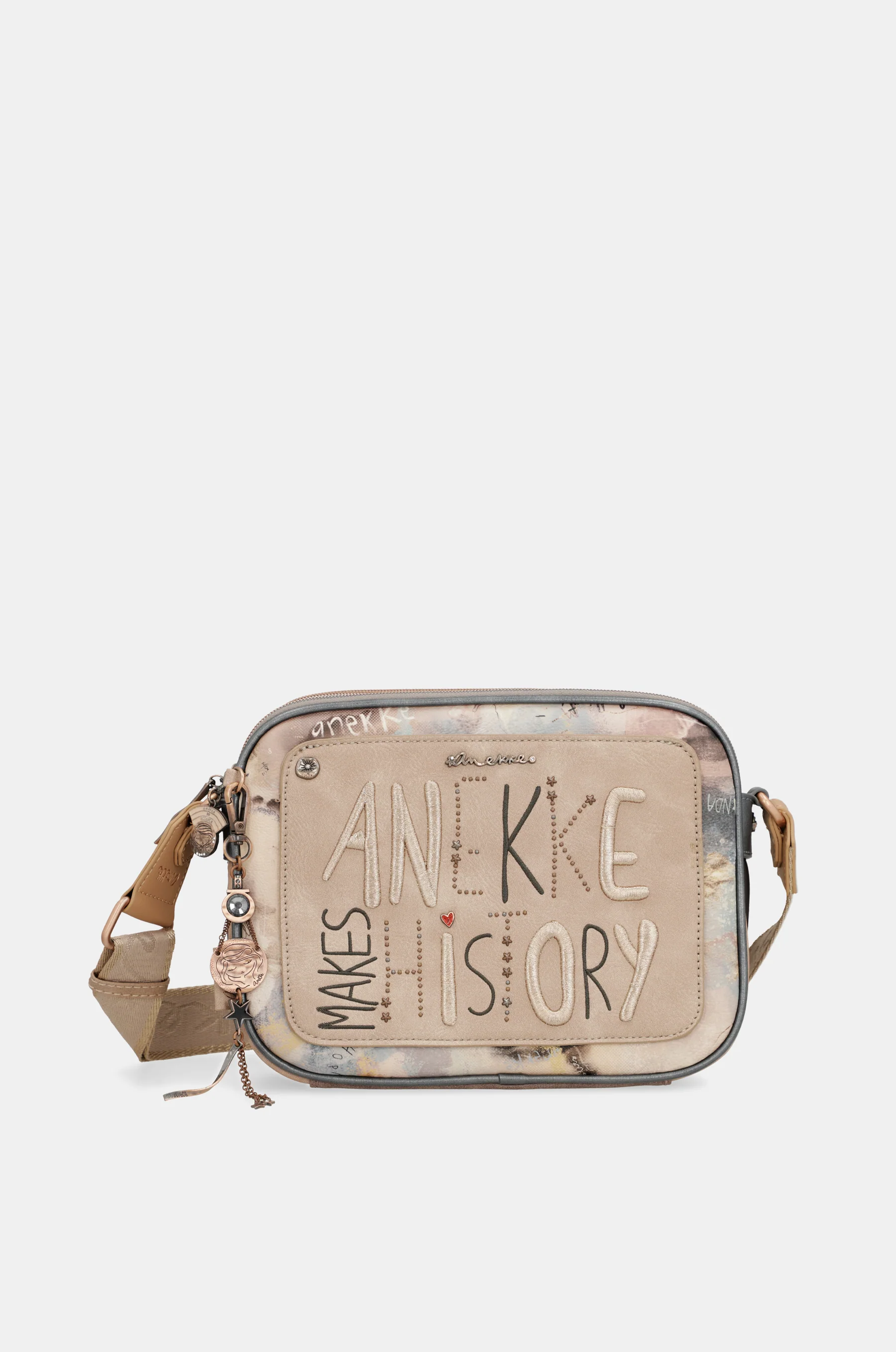 Stars 2-compartment crossbody bag