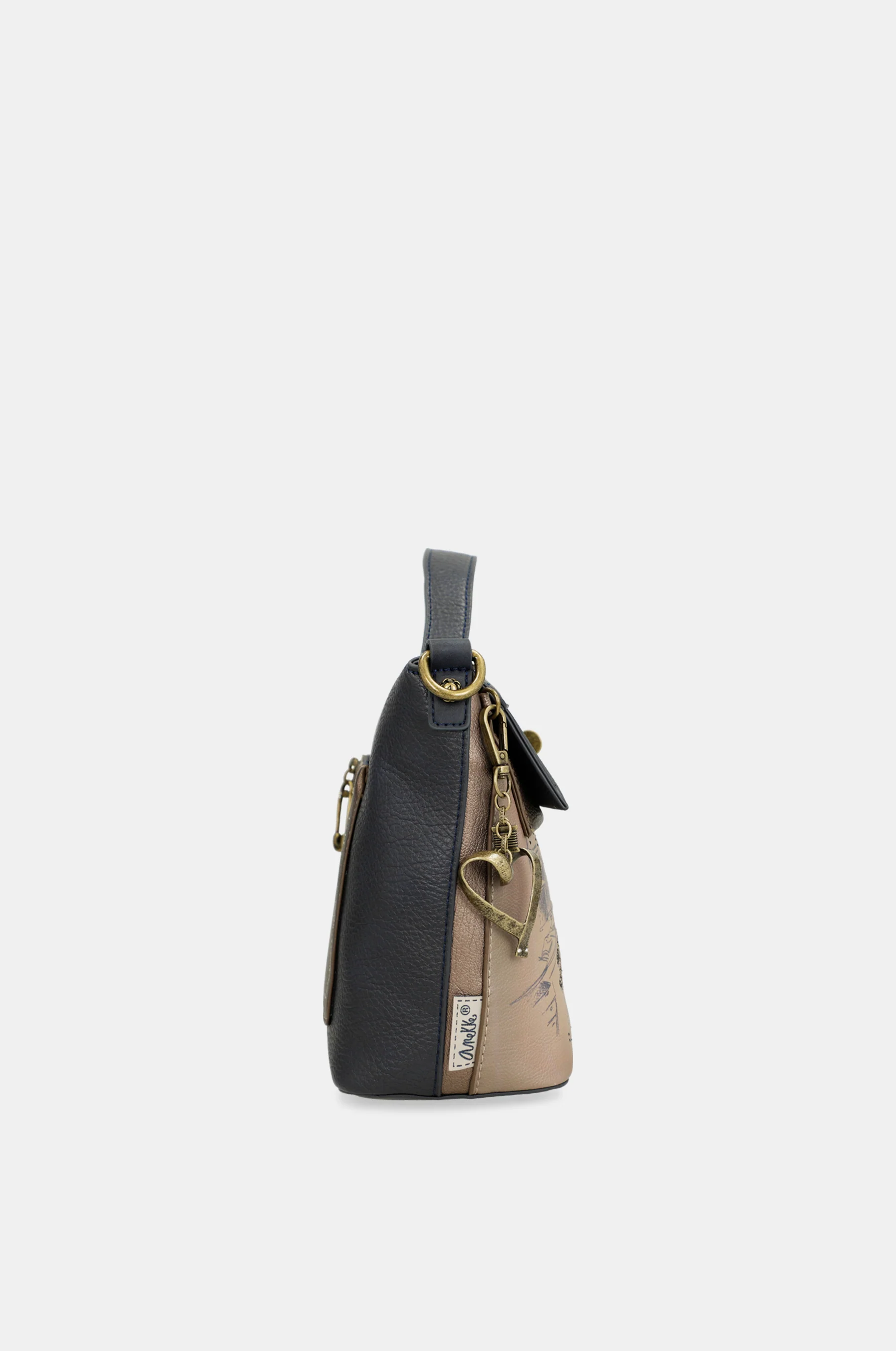 Studio crossbody bag with flap and short handle - Image 5