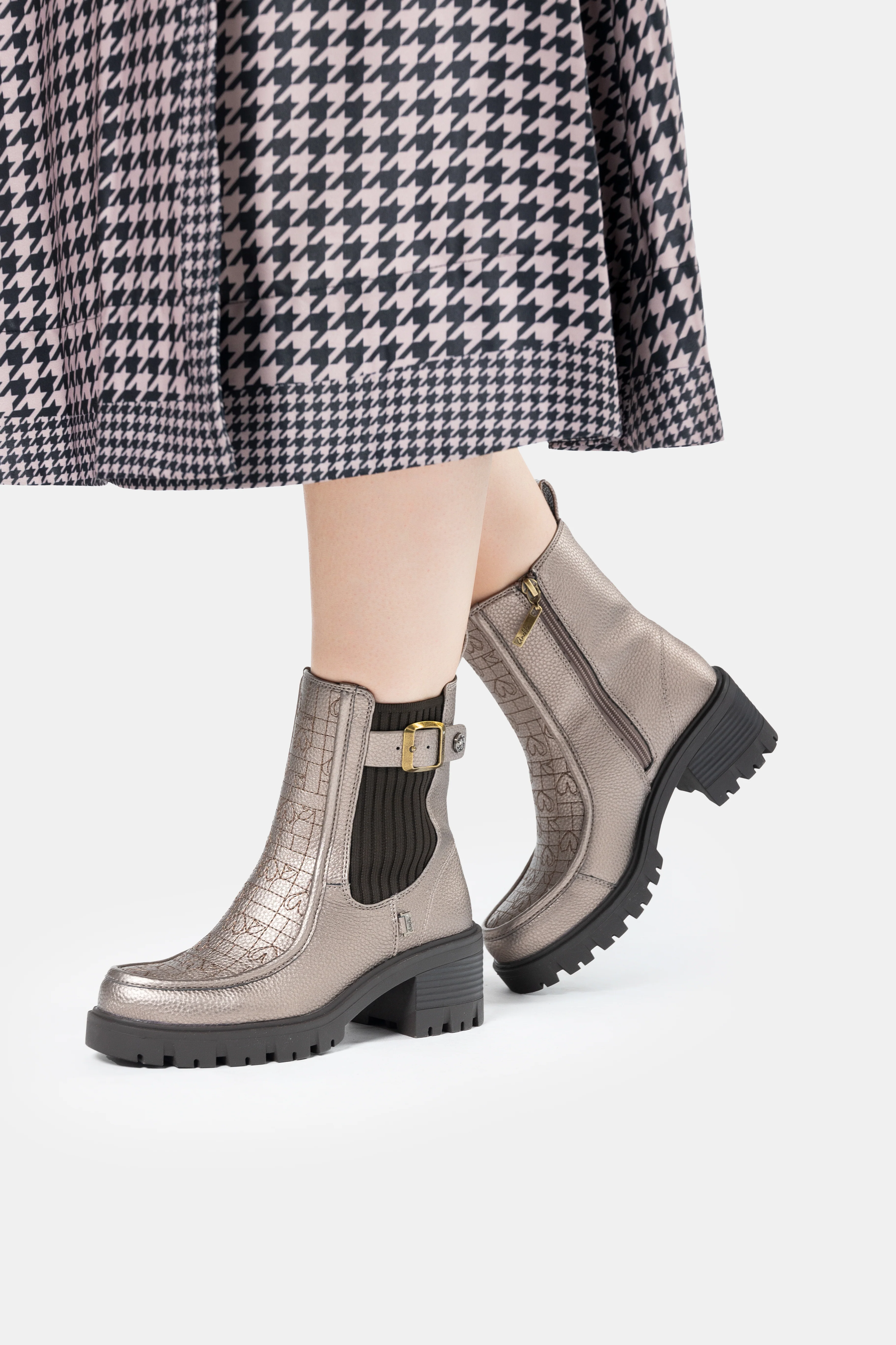 Studio gold ankle boot - Image 2