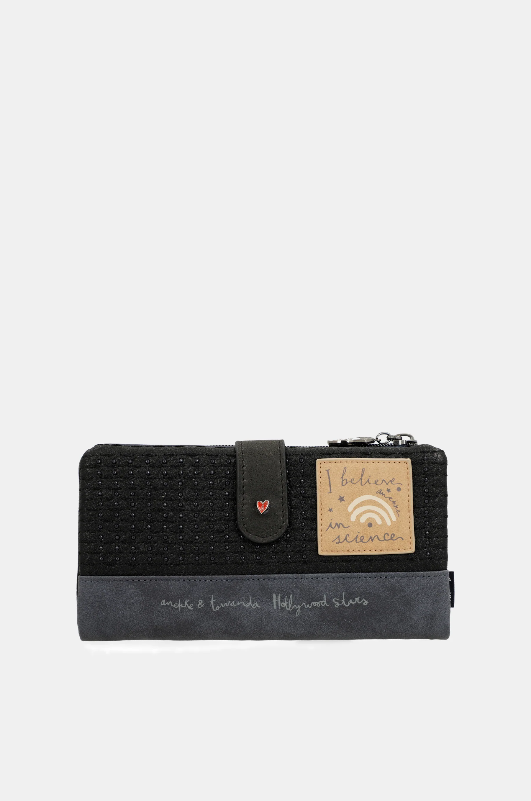 Studio navy blue flexible large RFID wallet - Image 3