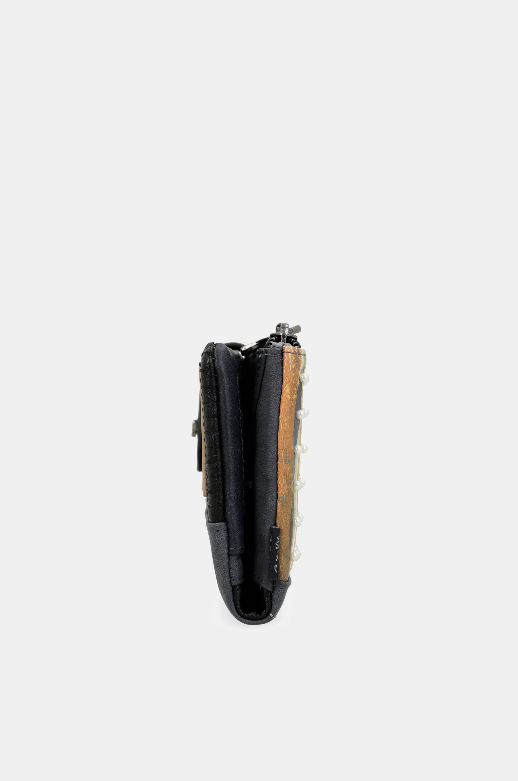 Studio navy blue flexible large RFID wallet - Image 4