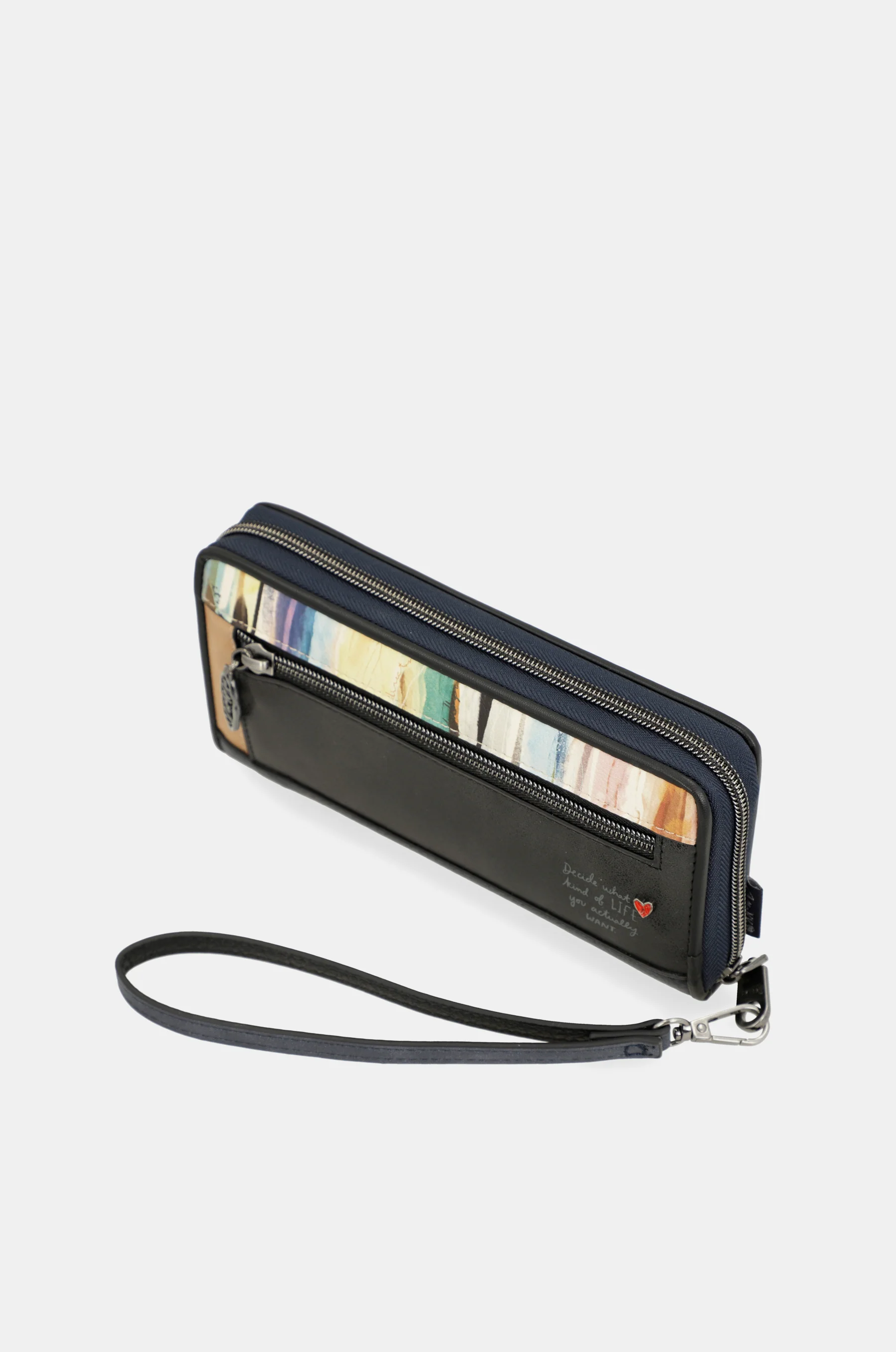 Studio navy blue large RFID wallet - Image 8