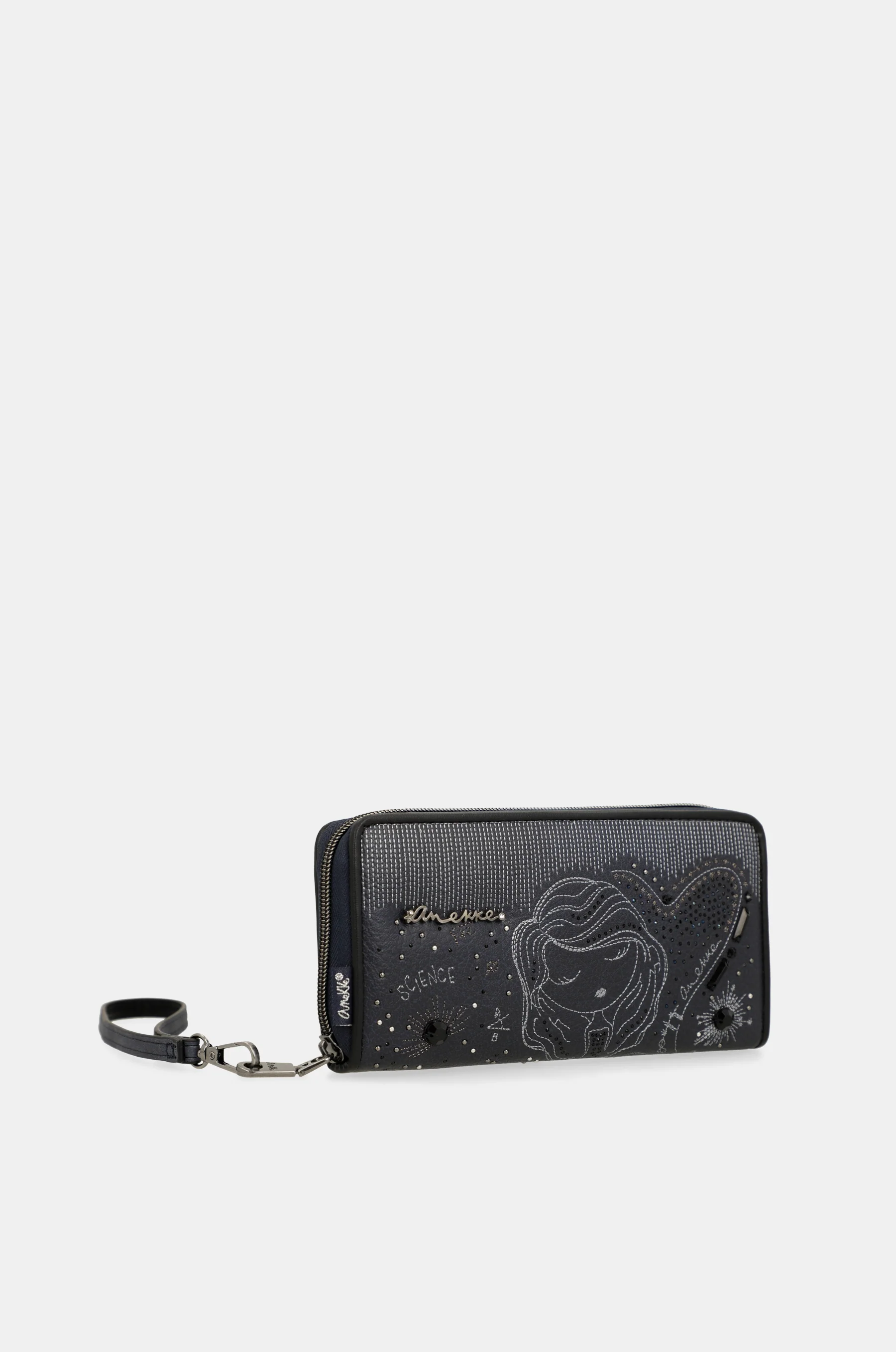 Studio navy blue large RFID wallet - Image 9