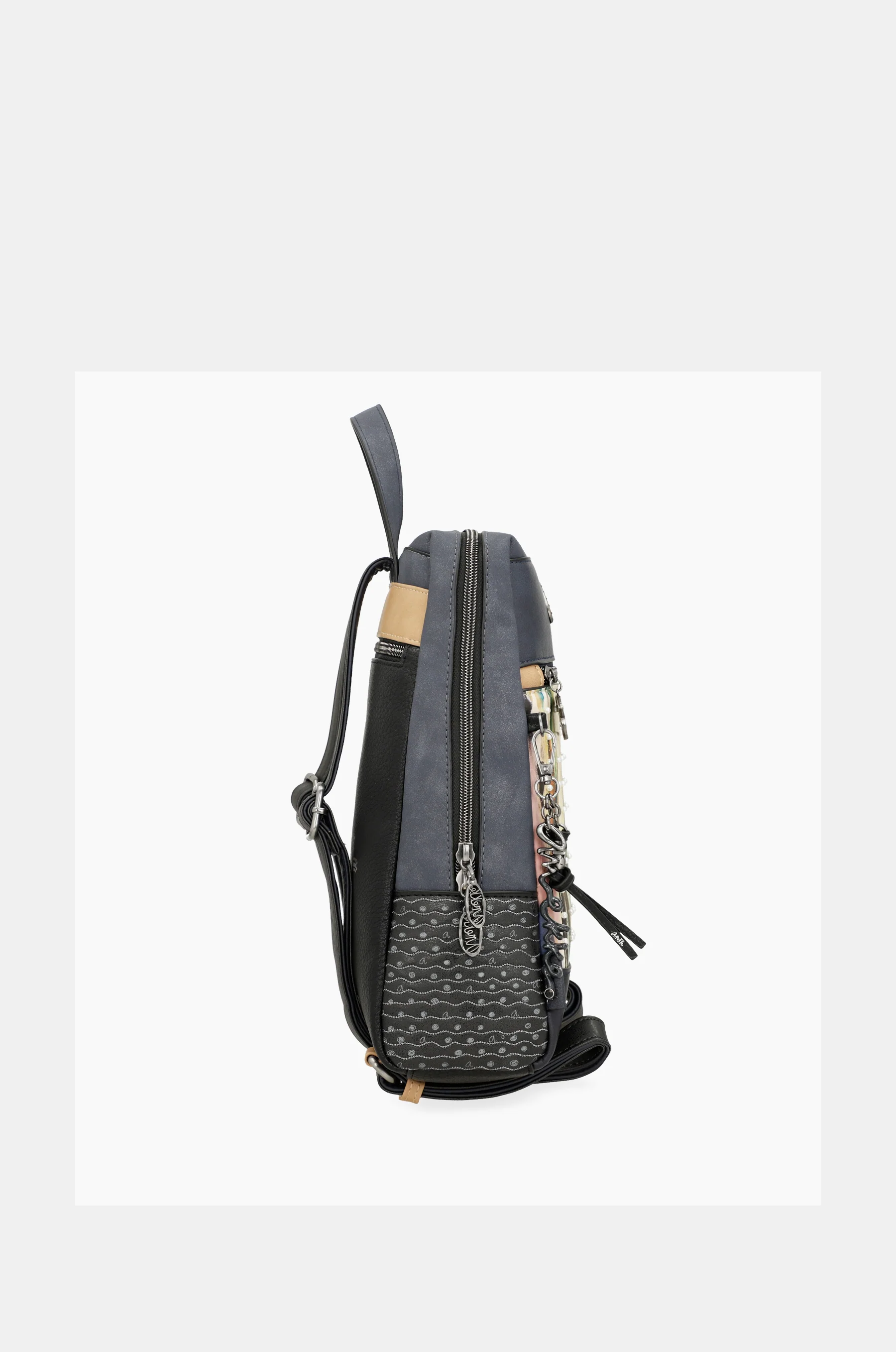 Studio navy blue pearl backpack - Image 4