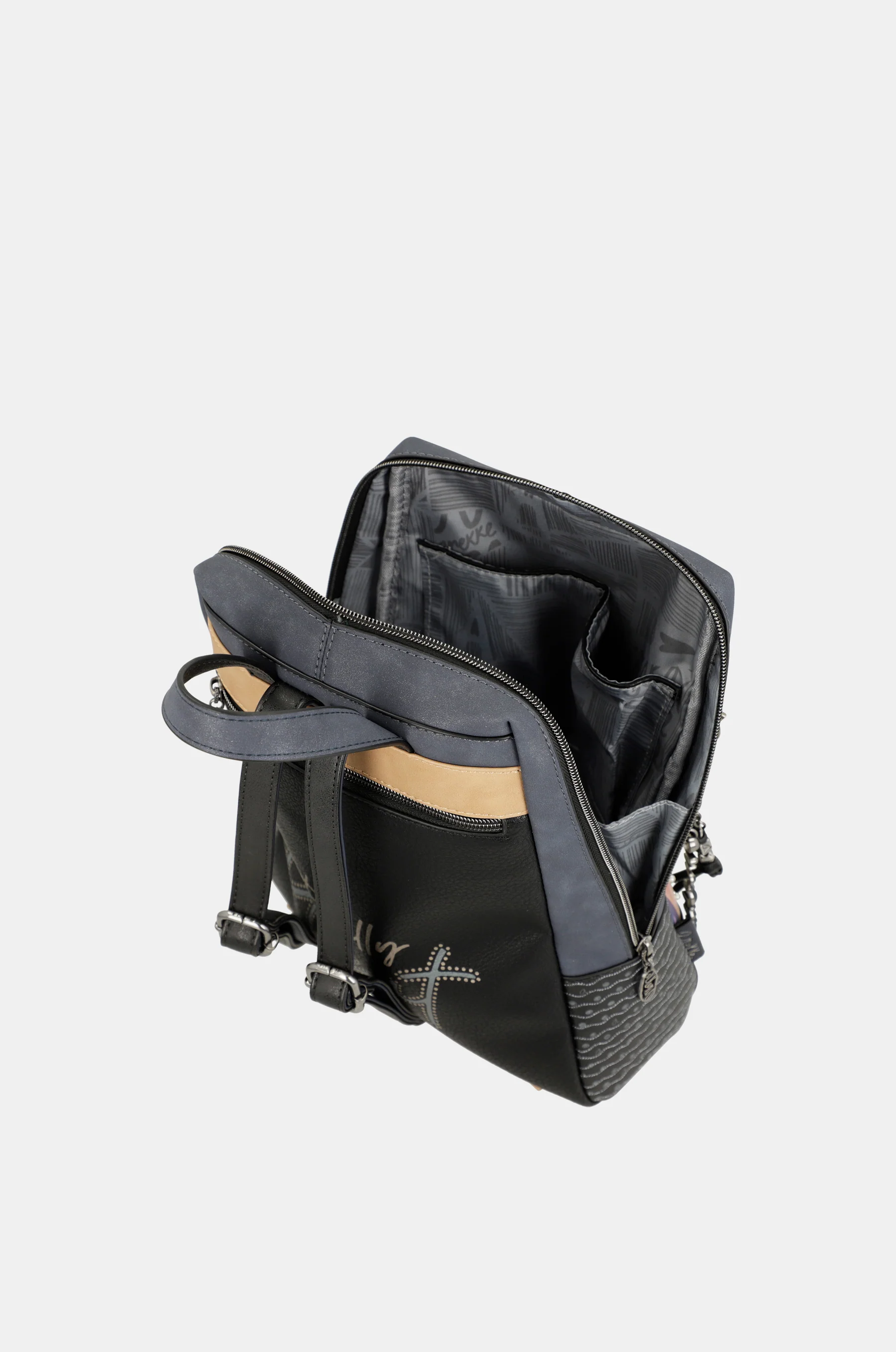 Studio navy blue pearl backpack - Image 5