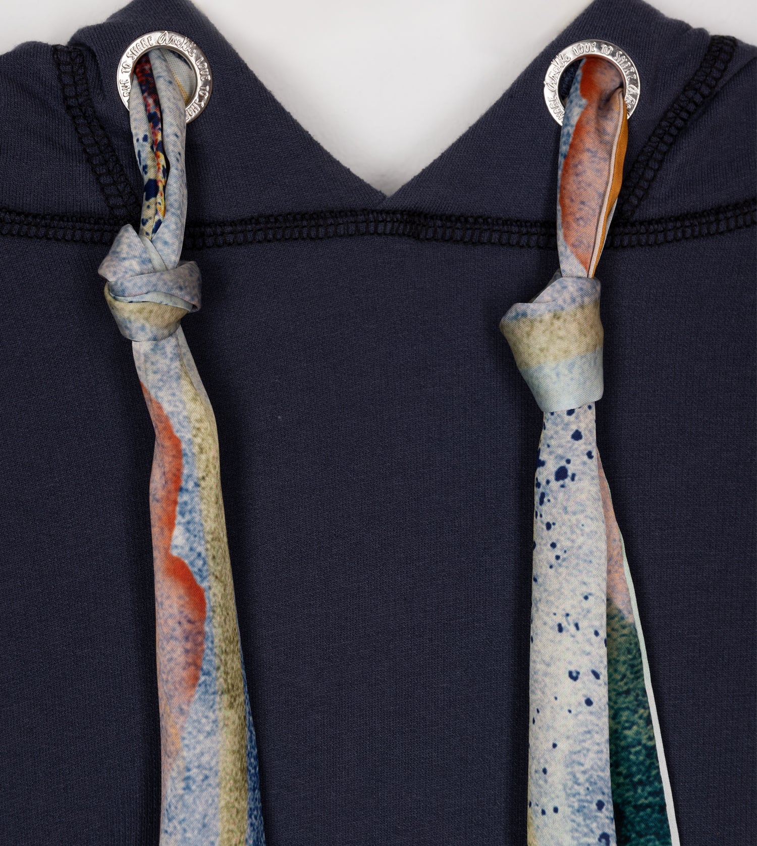 Studio navy blue sleeveless sweatshirt - Image 7