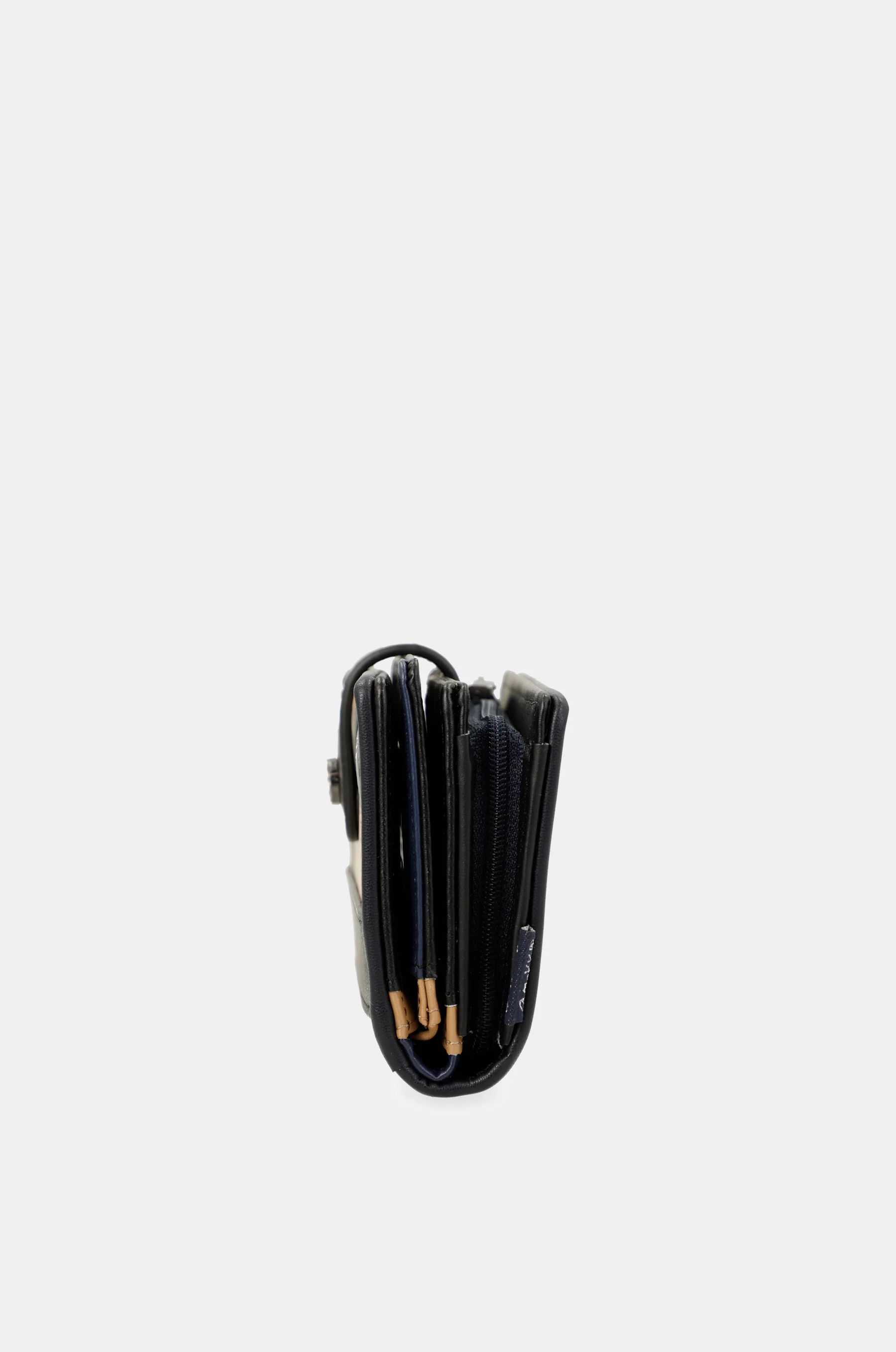 Studio navy blue small RFID wallet - Image 4