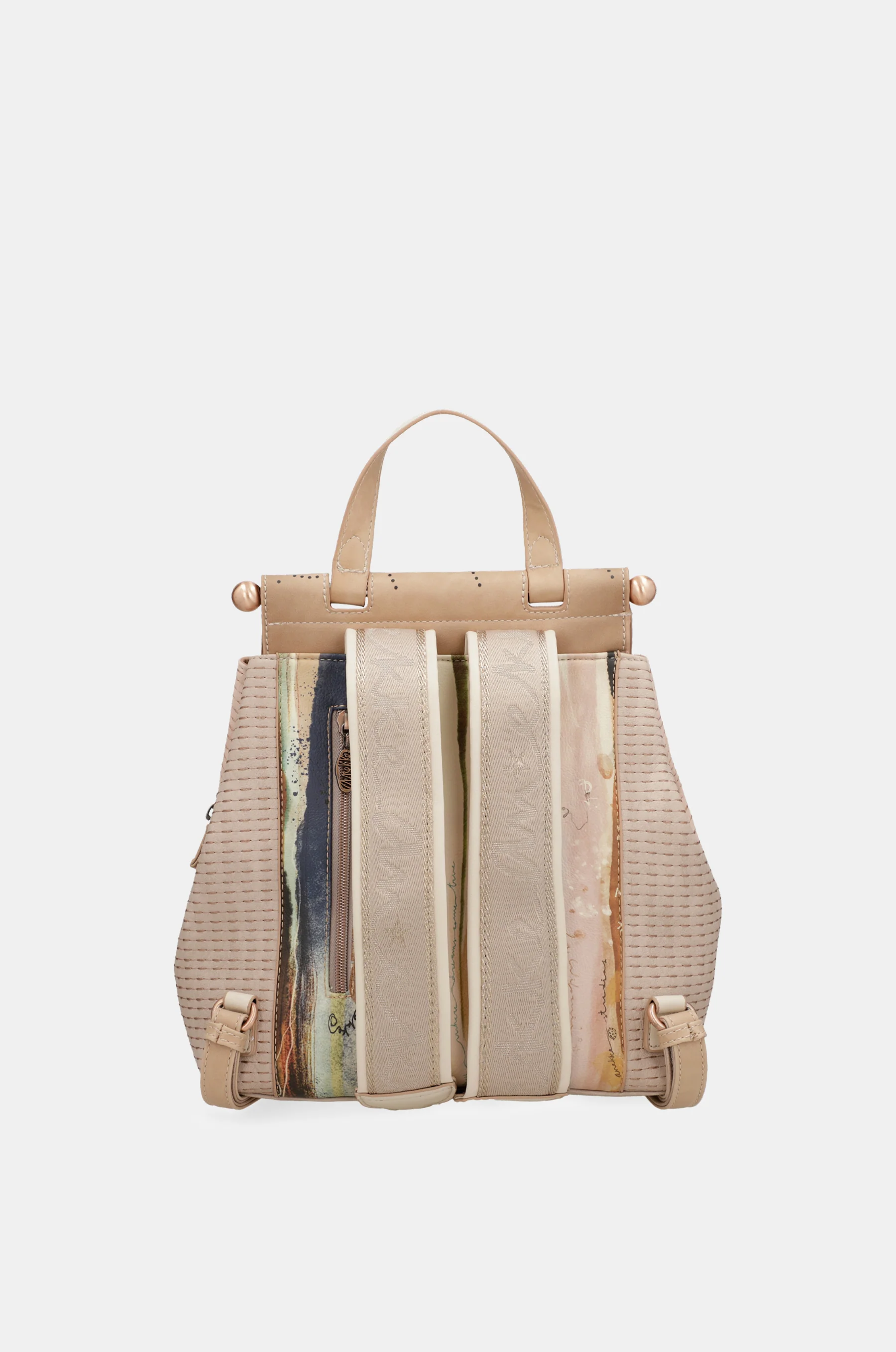 Studio nude backpack with flap - Image 3