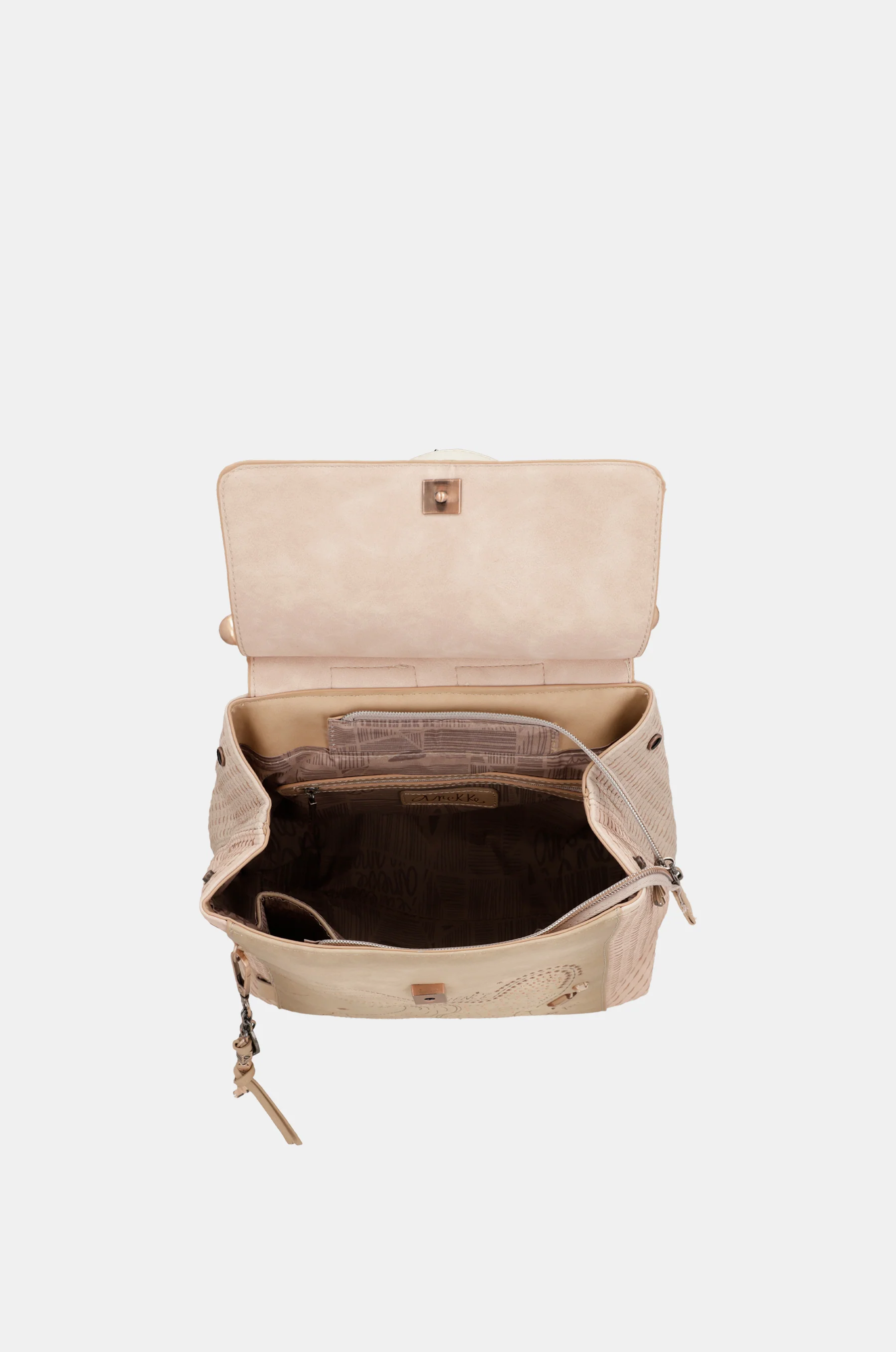 Studio nude backpack with flap - Image 9