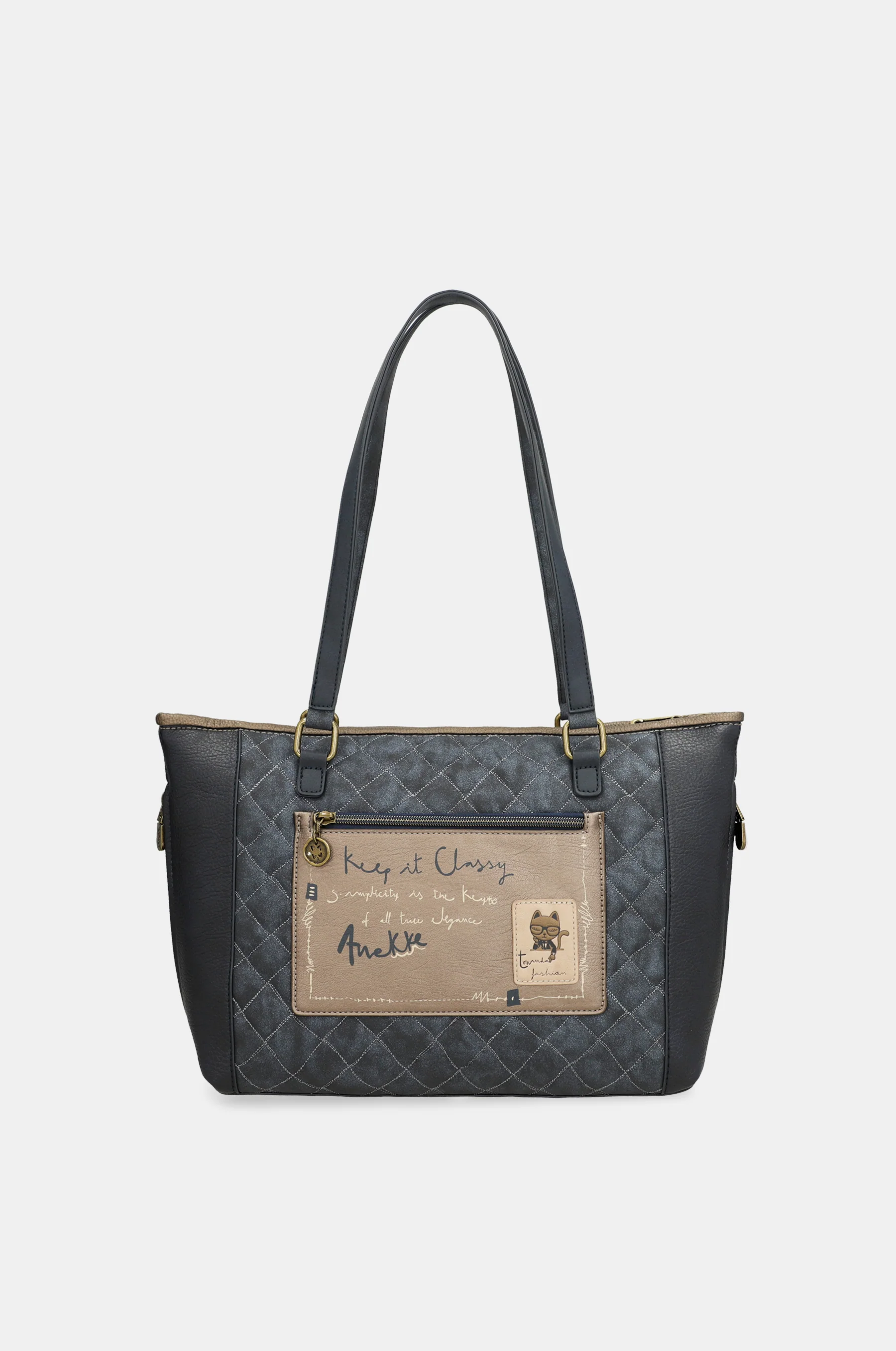 Studio shopper bag with shoulder strap - Image 3