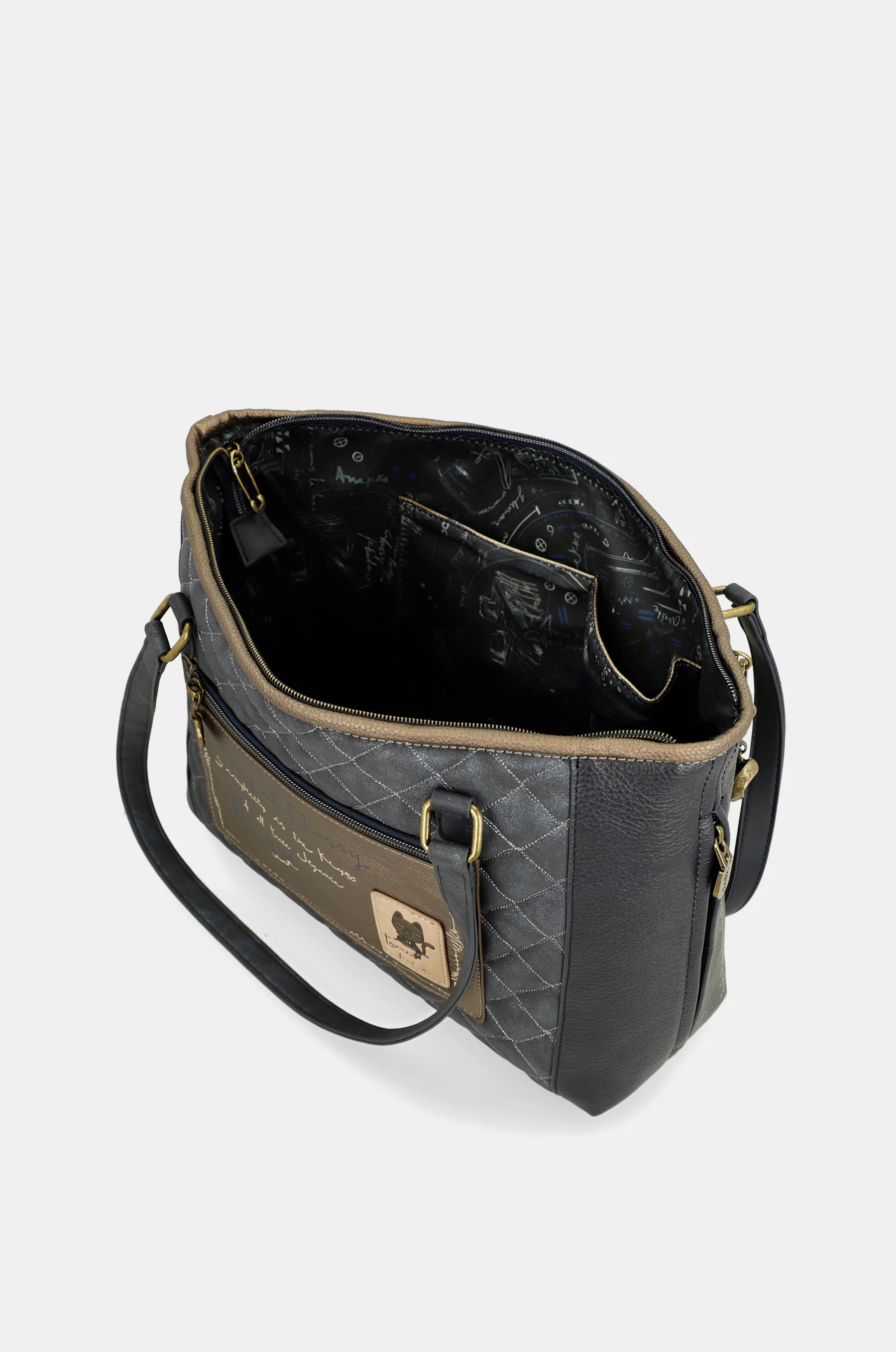 Studio shopper bag with shoulder strap - Image 6