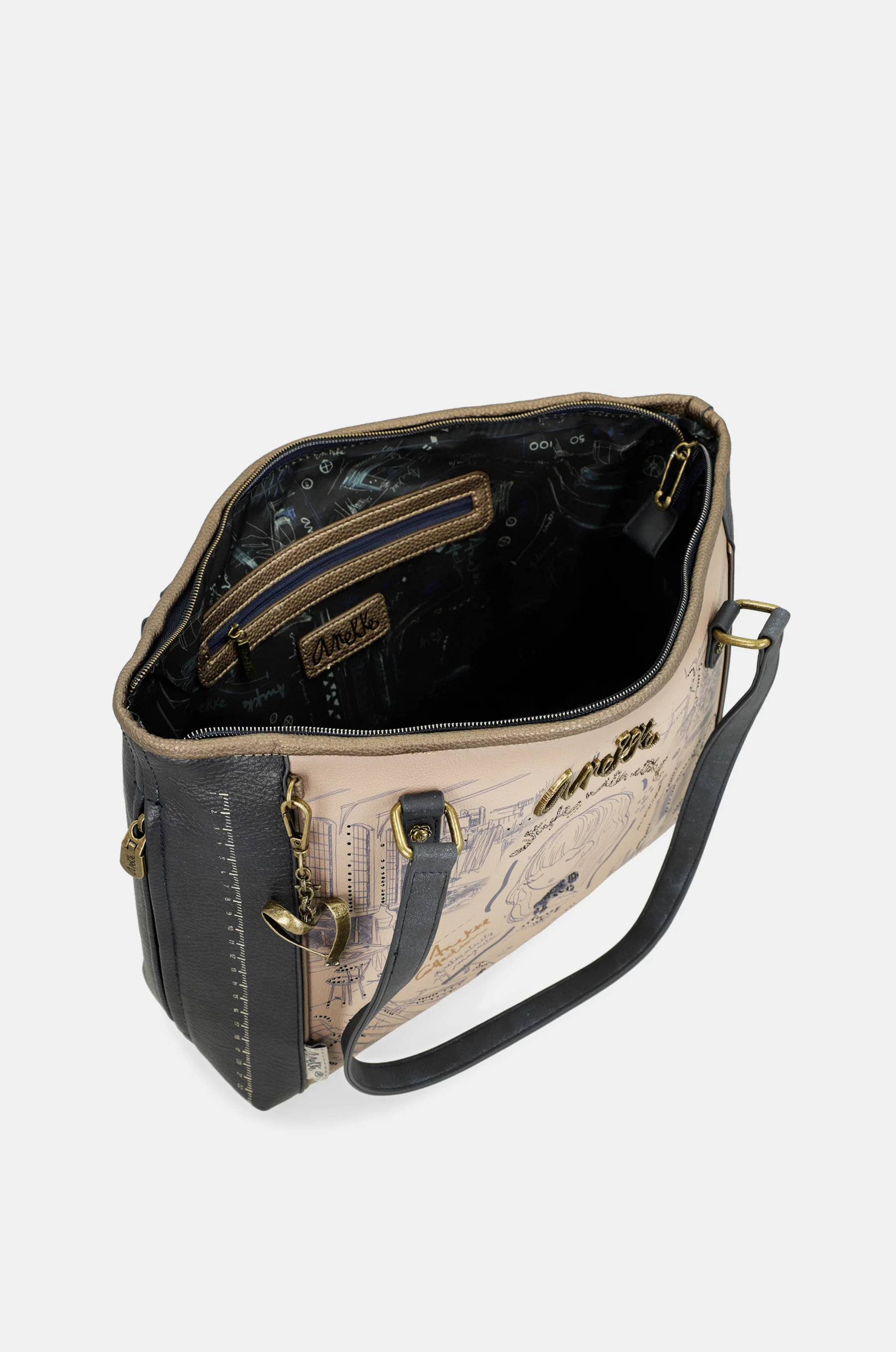 Studio shopper bag with shoulder strap - Image 7