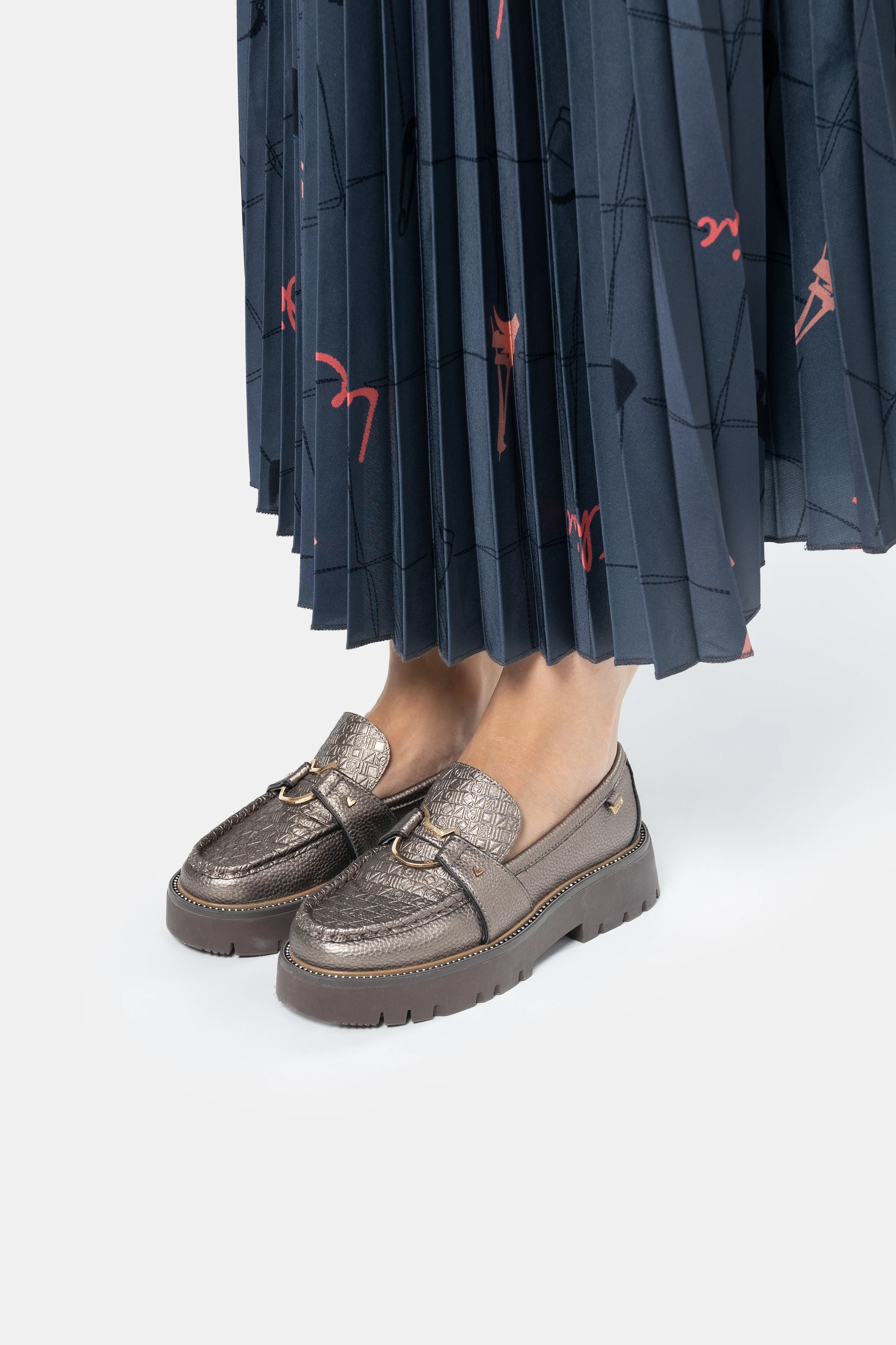 Towanda gold loafers - Image 2