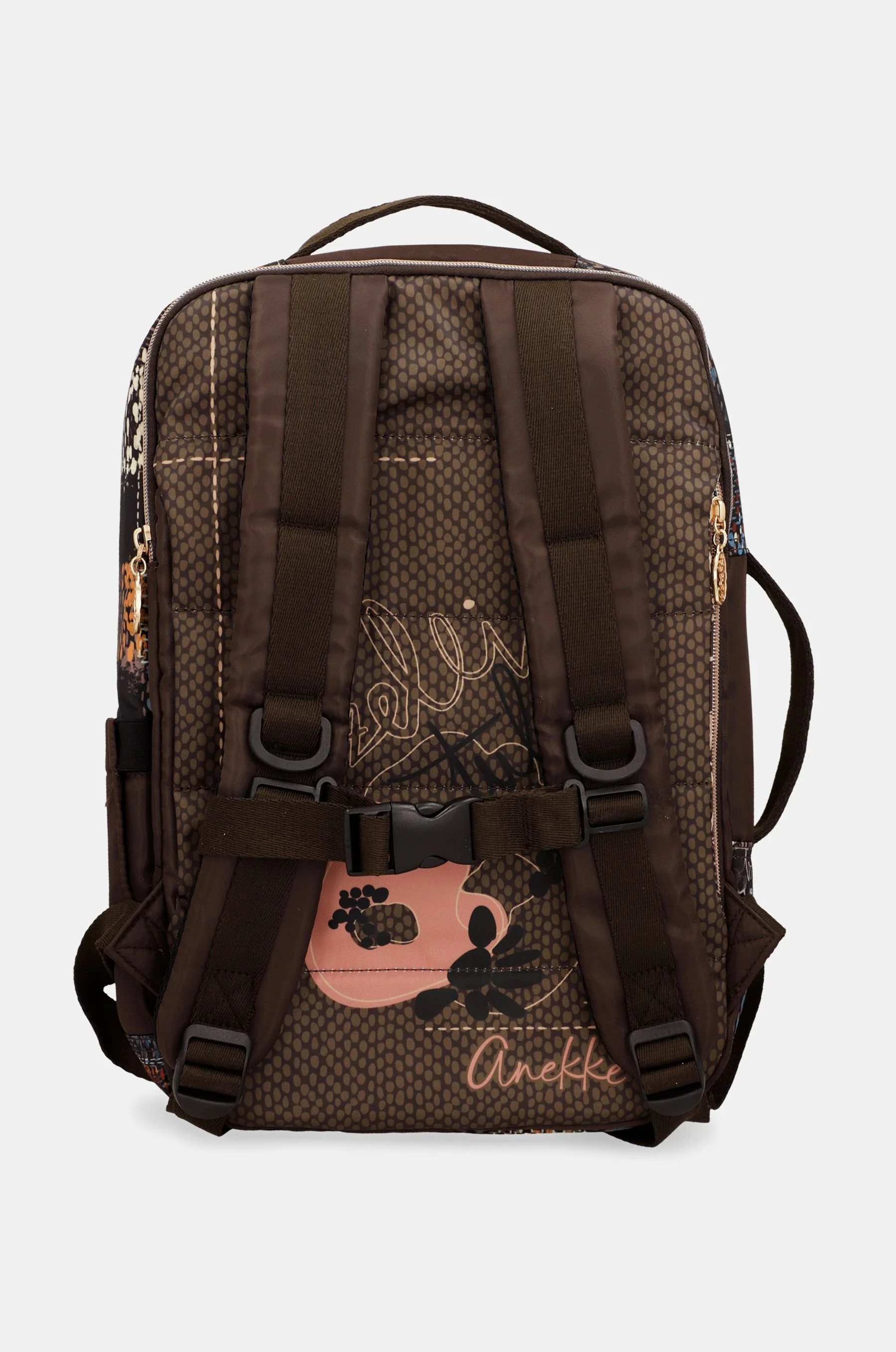 Printed travel backpack Tulip - Image 3