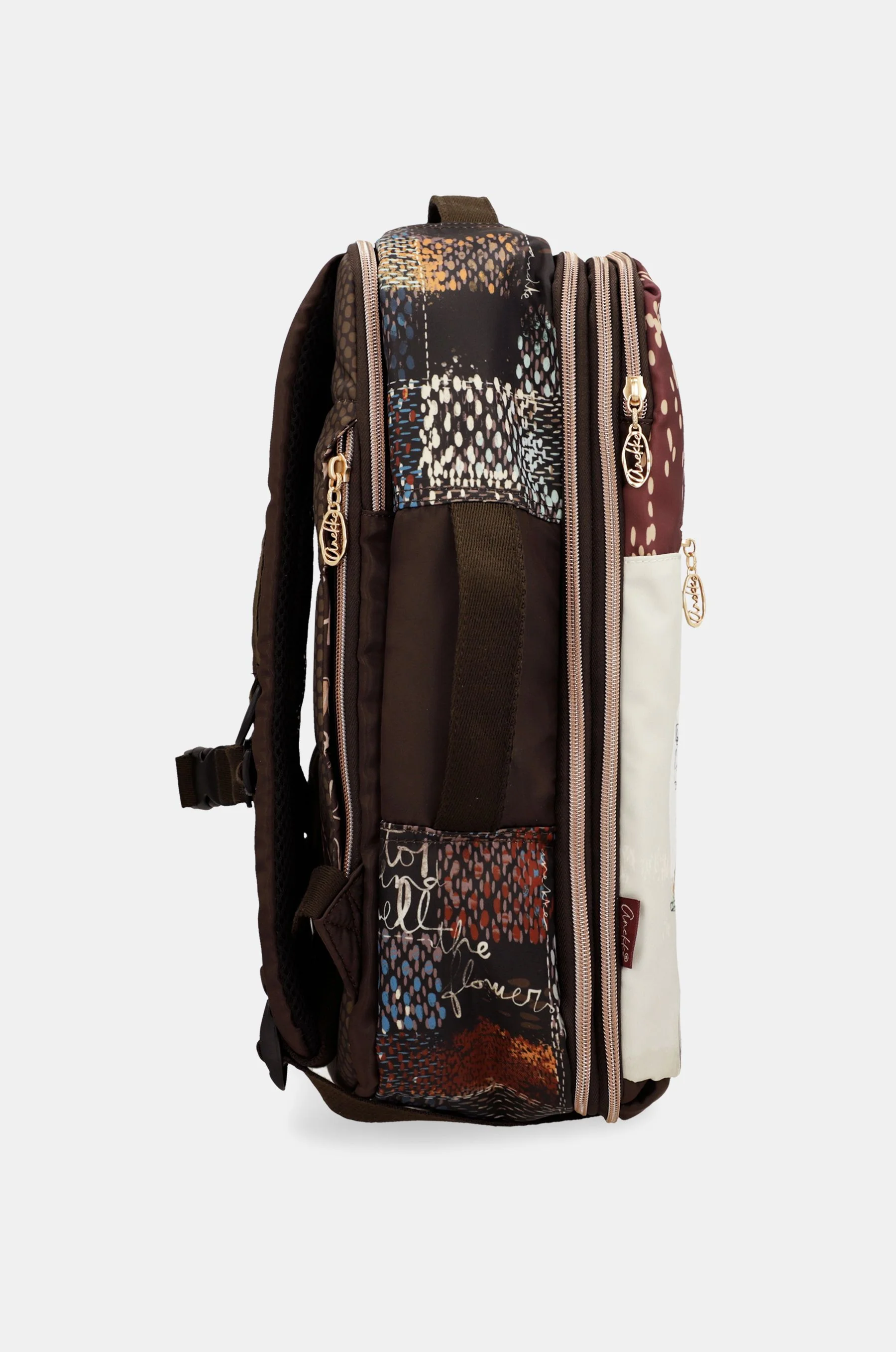 Printed travel backpack Tulip - Image 4