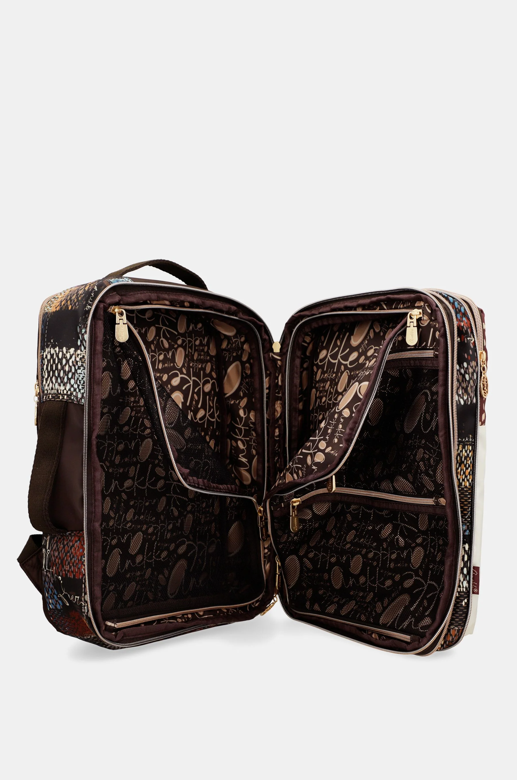 Printed travel backpack Tulip - Image 8