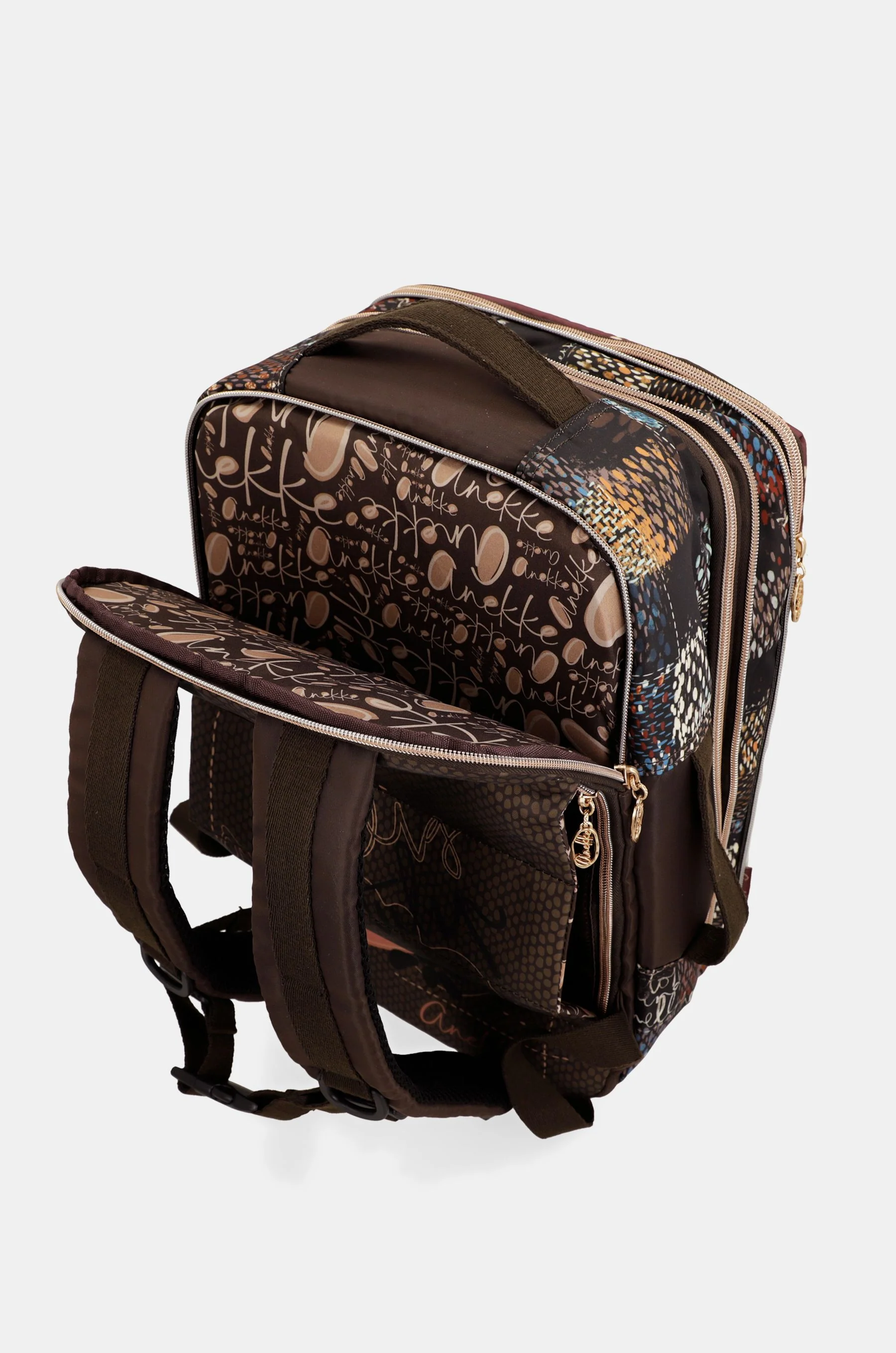 Printed travel backpack Tulip - Image 9