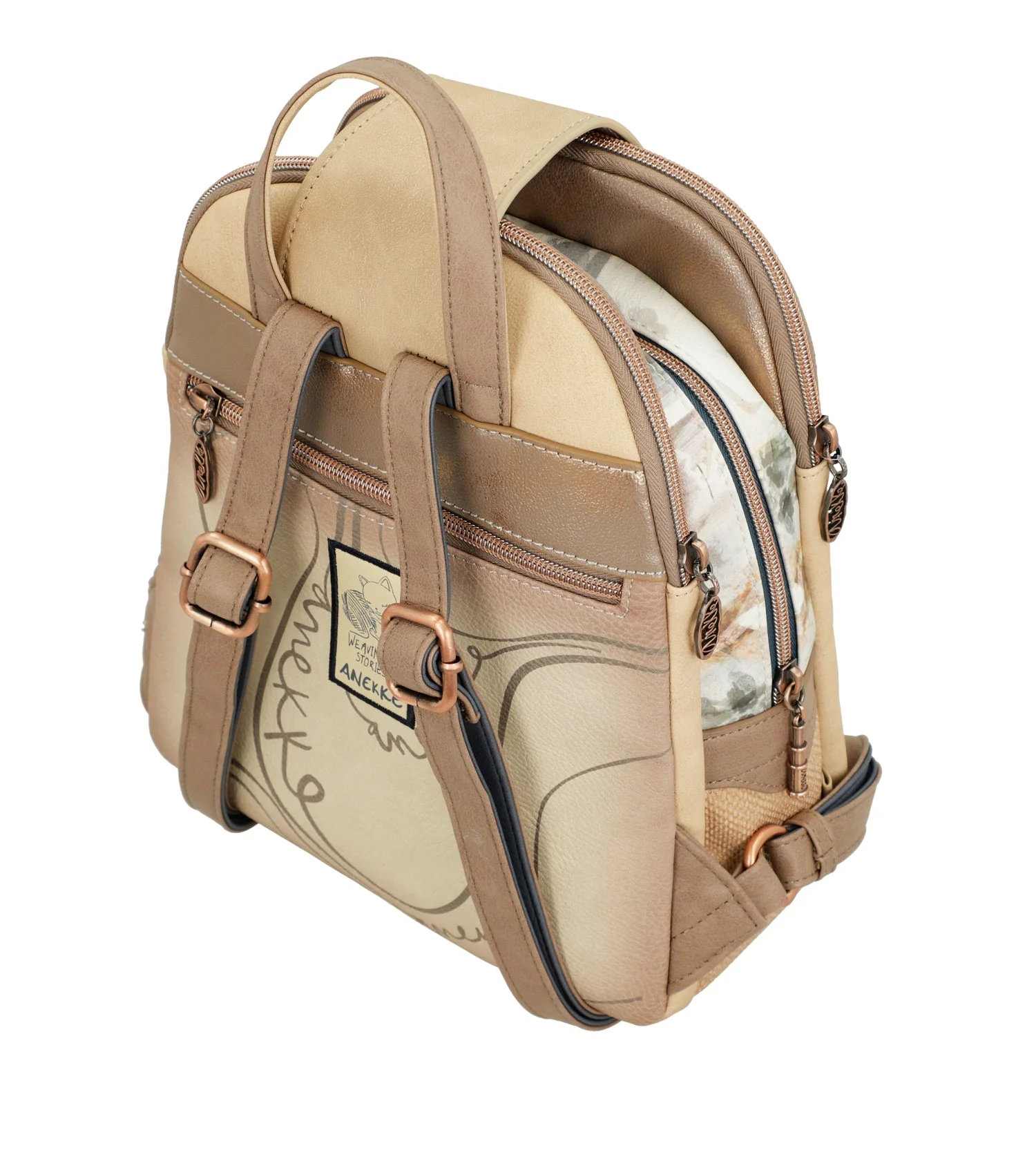 Triple compartment backpack Memories - Image 8