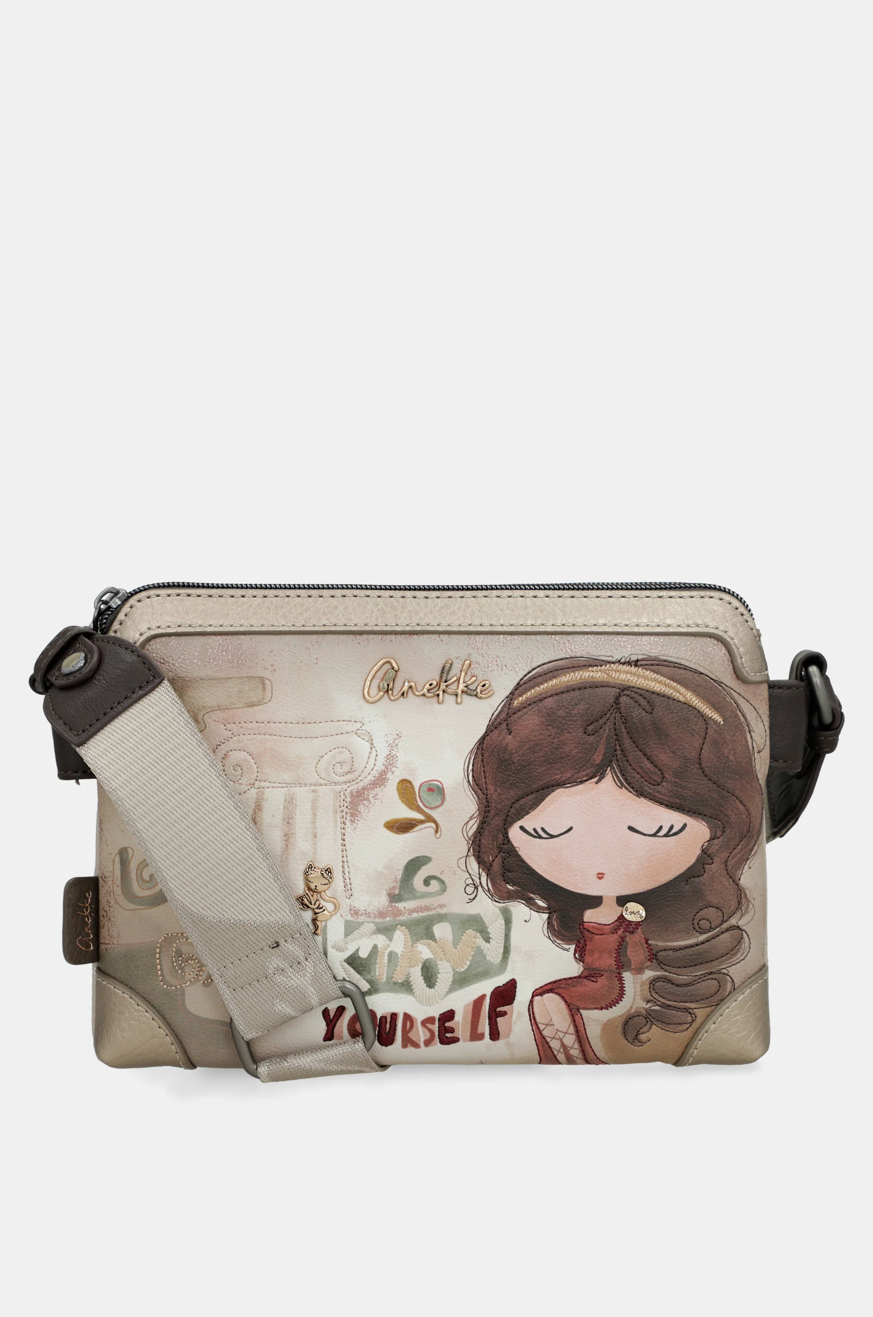 Triple-compartment crossbody bag Muse - Image 10
