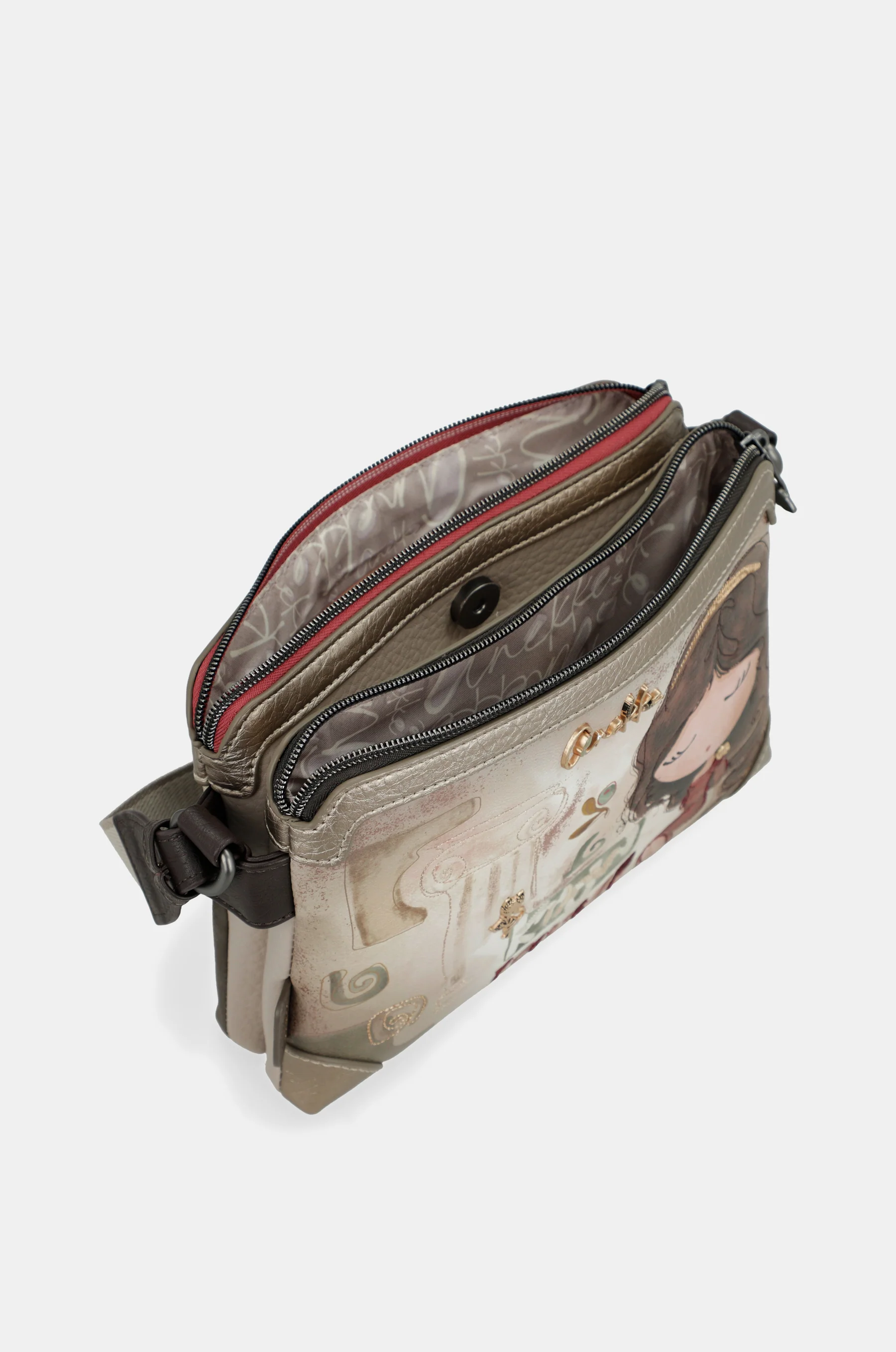 Triple-compartment crossbody bag Muse - Image 8
