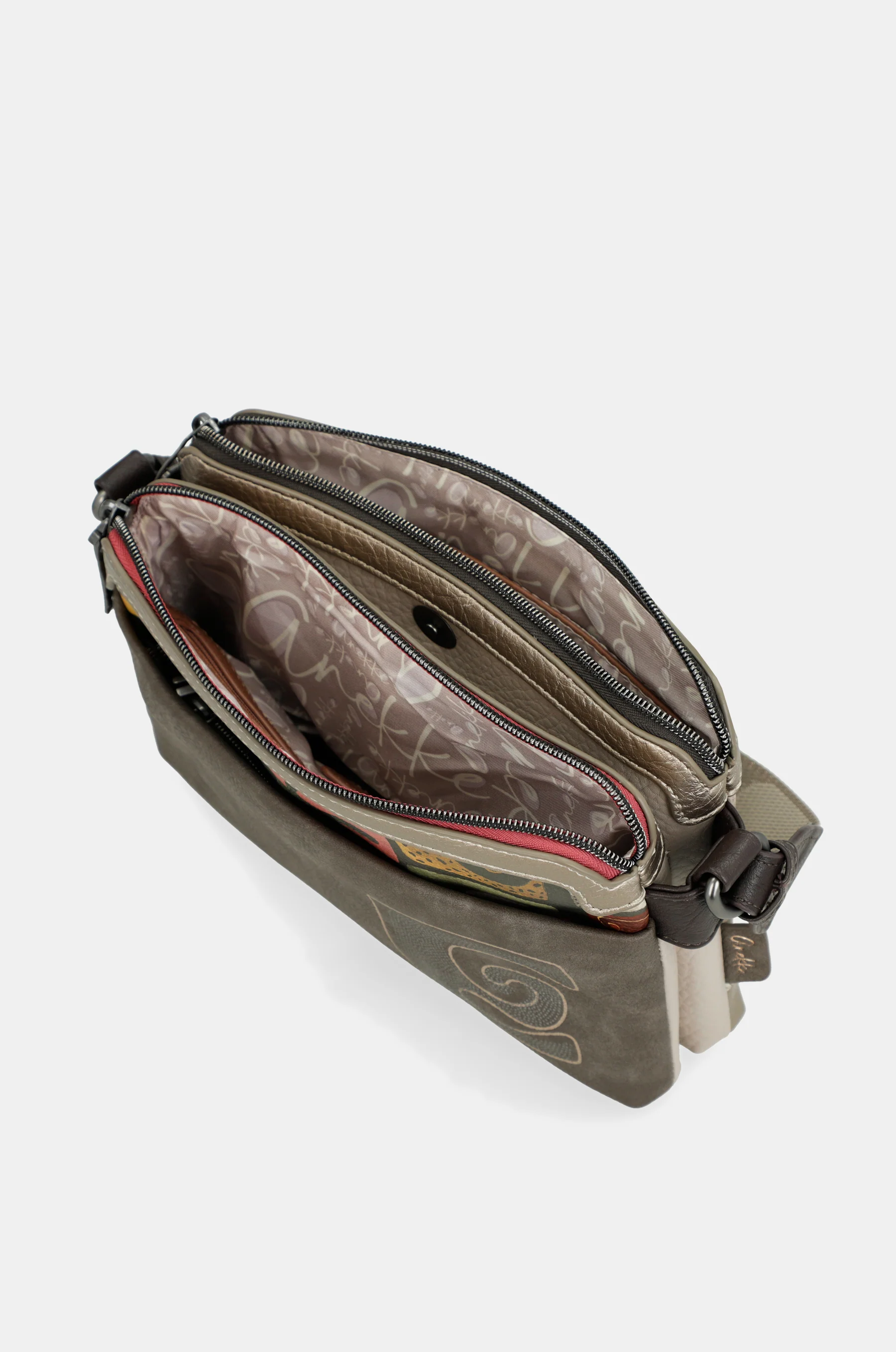 Triple-compartment crossbody bag Muse - Image 9