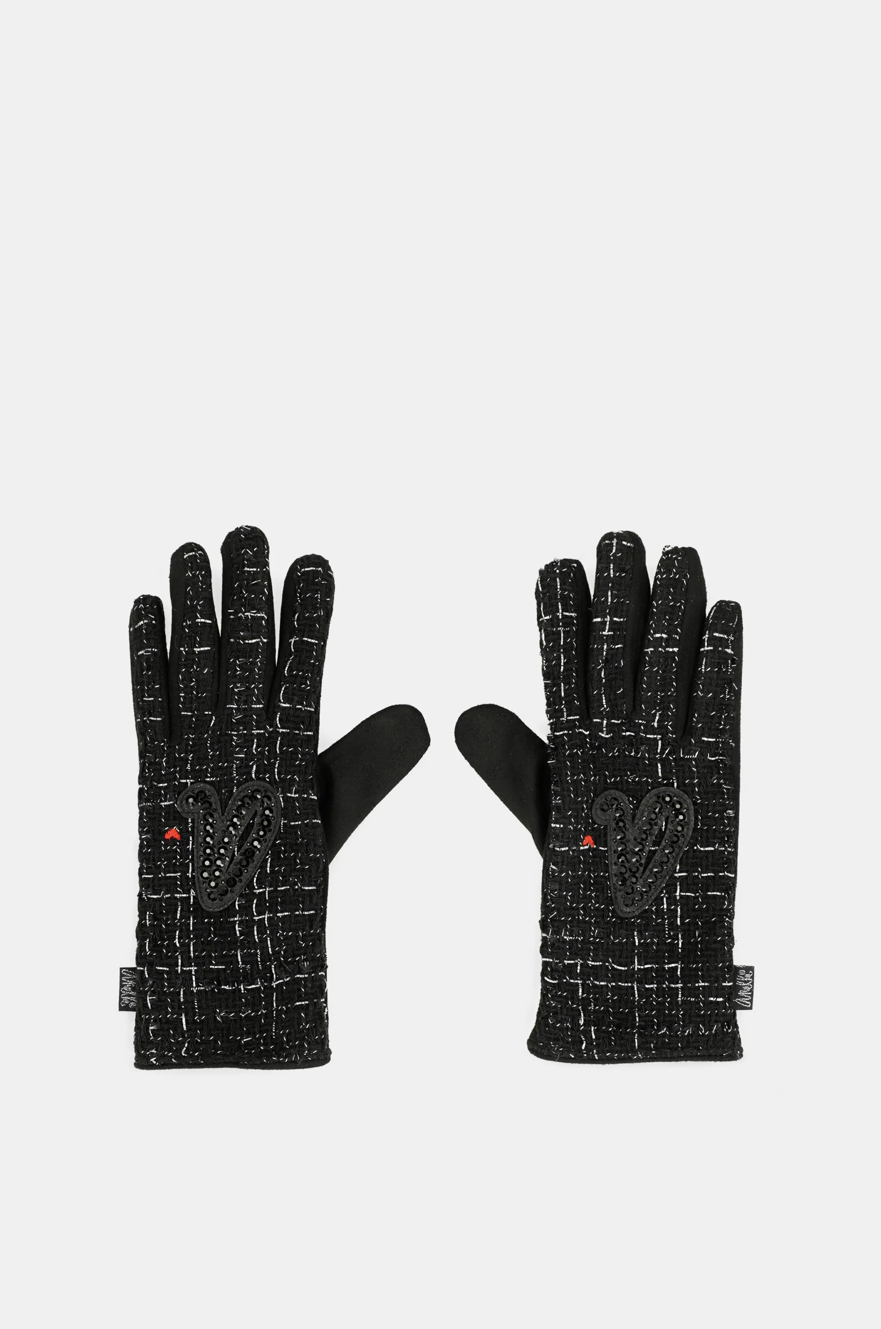 Tweed gloves