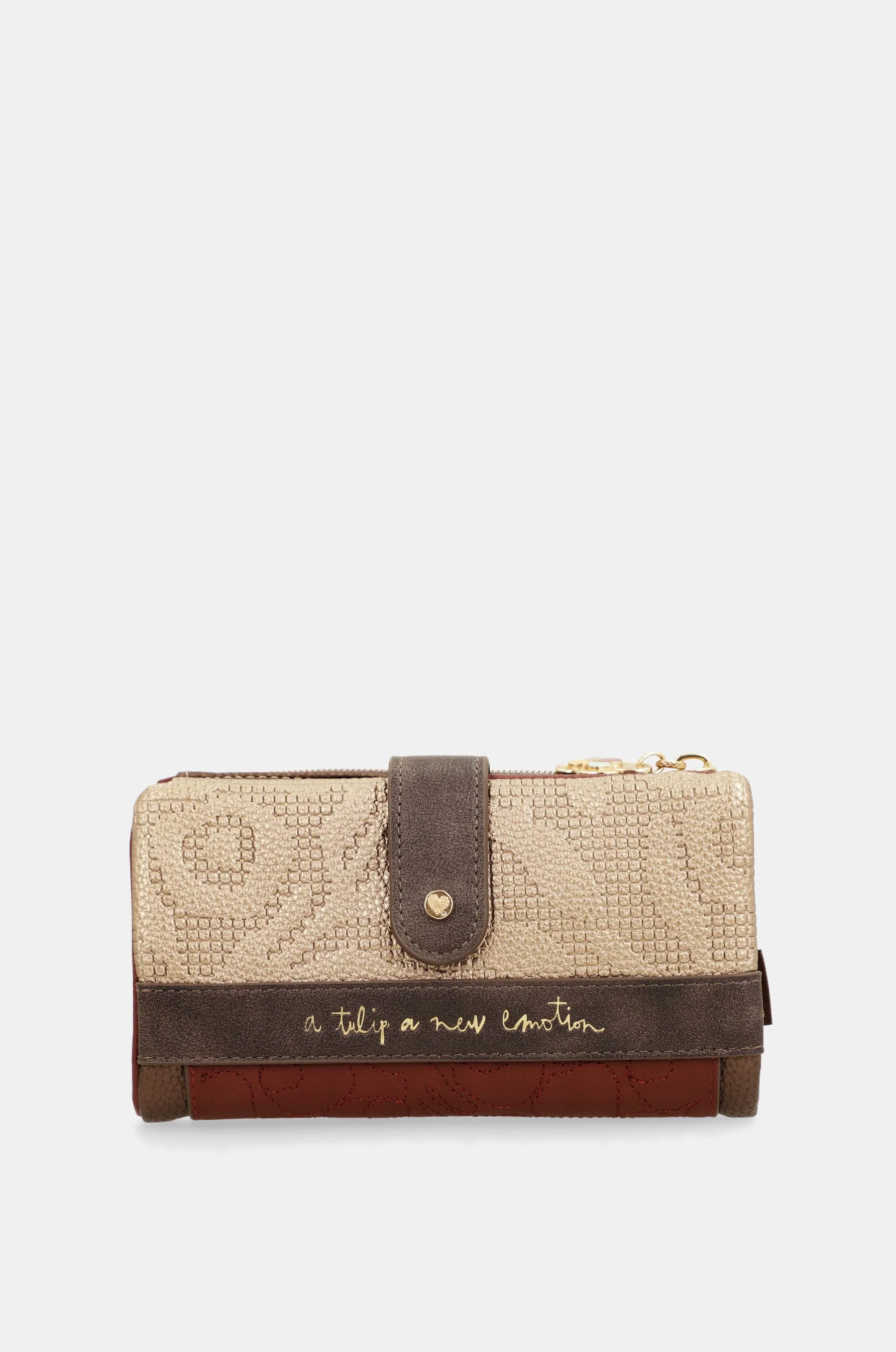 Medium rigid RFID wallet Blossom - Image 4