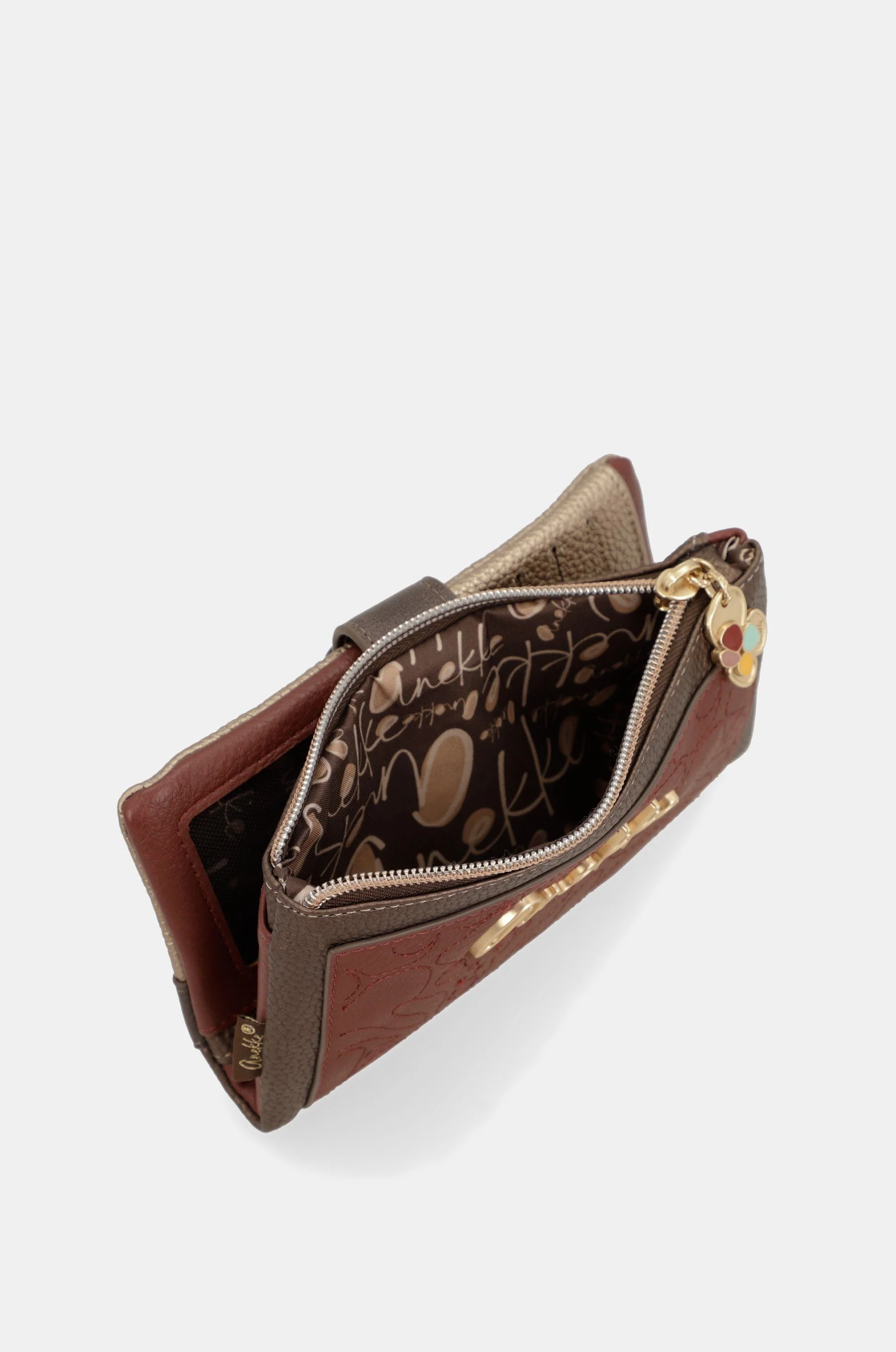 Medium rigid RFID wallet Blossom - Image 8