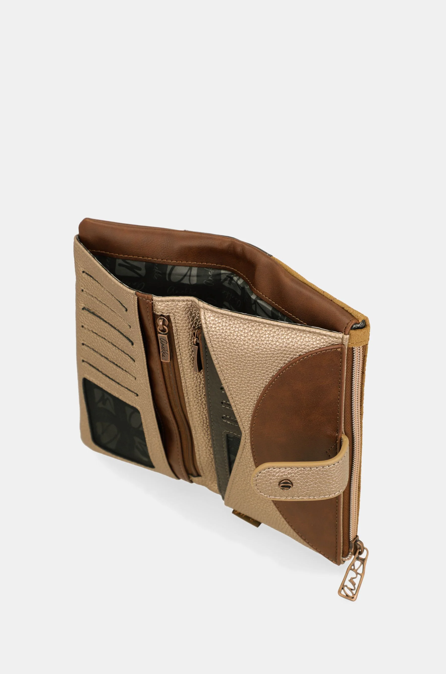 Large soft wallet Camel - Image 10
