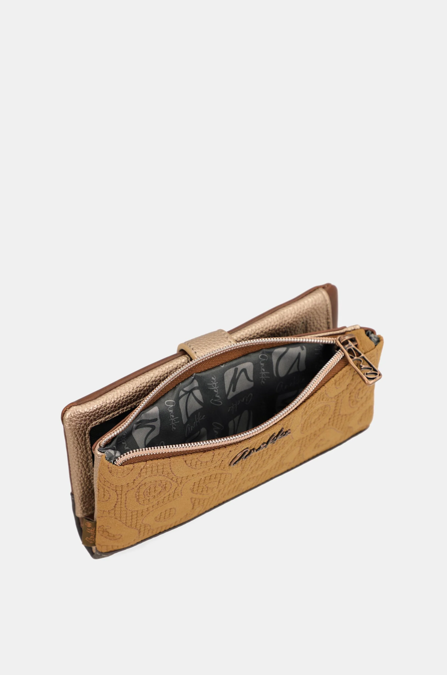 Large soft wallet Camel - Image 11