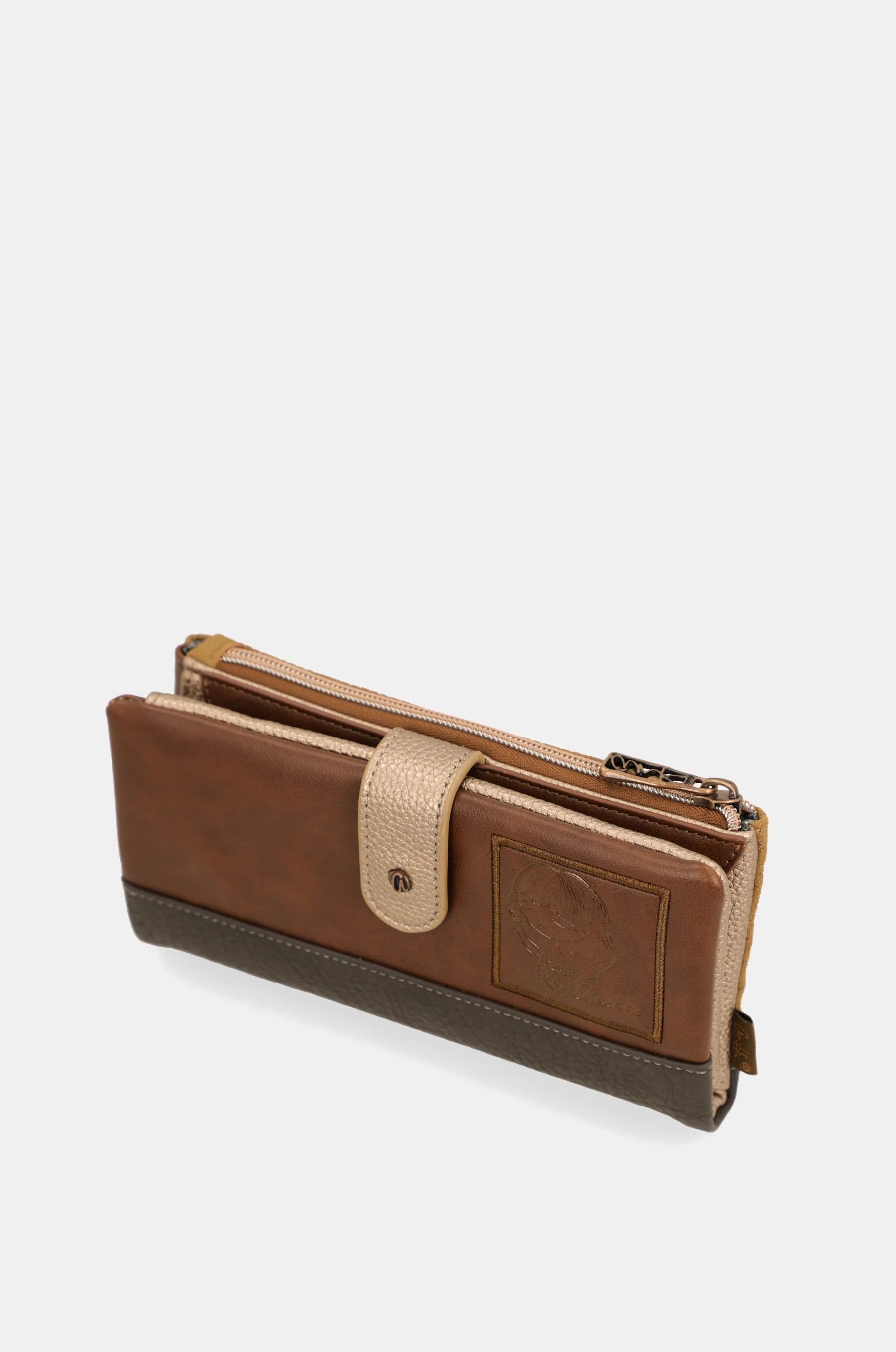 Large soft wallet Camel - Image 7